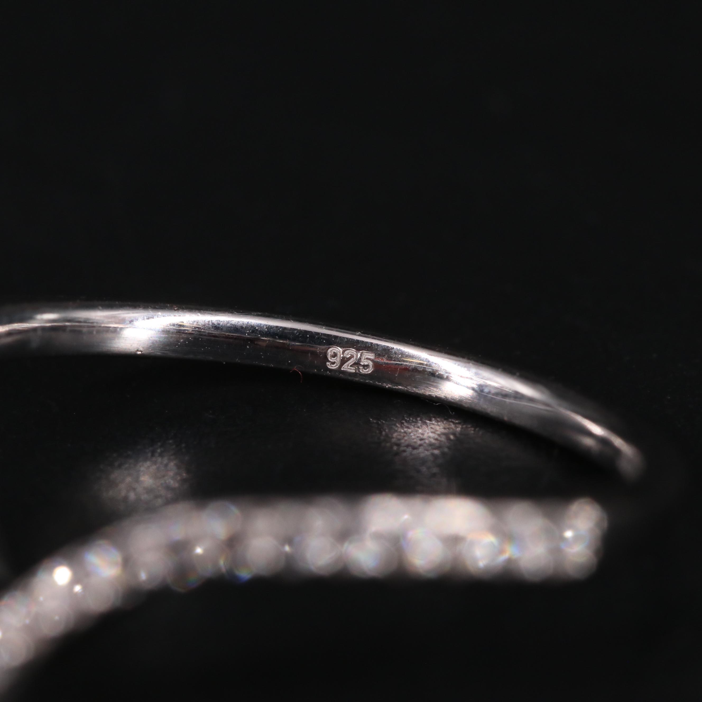 Sterling Silver Sapphire Ring