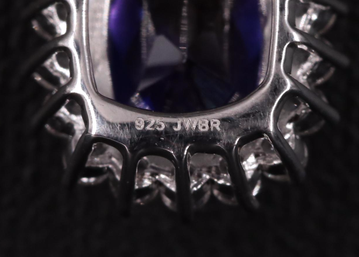 Sterling Silver Sapphire Pendant Necklace