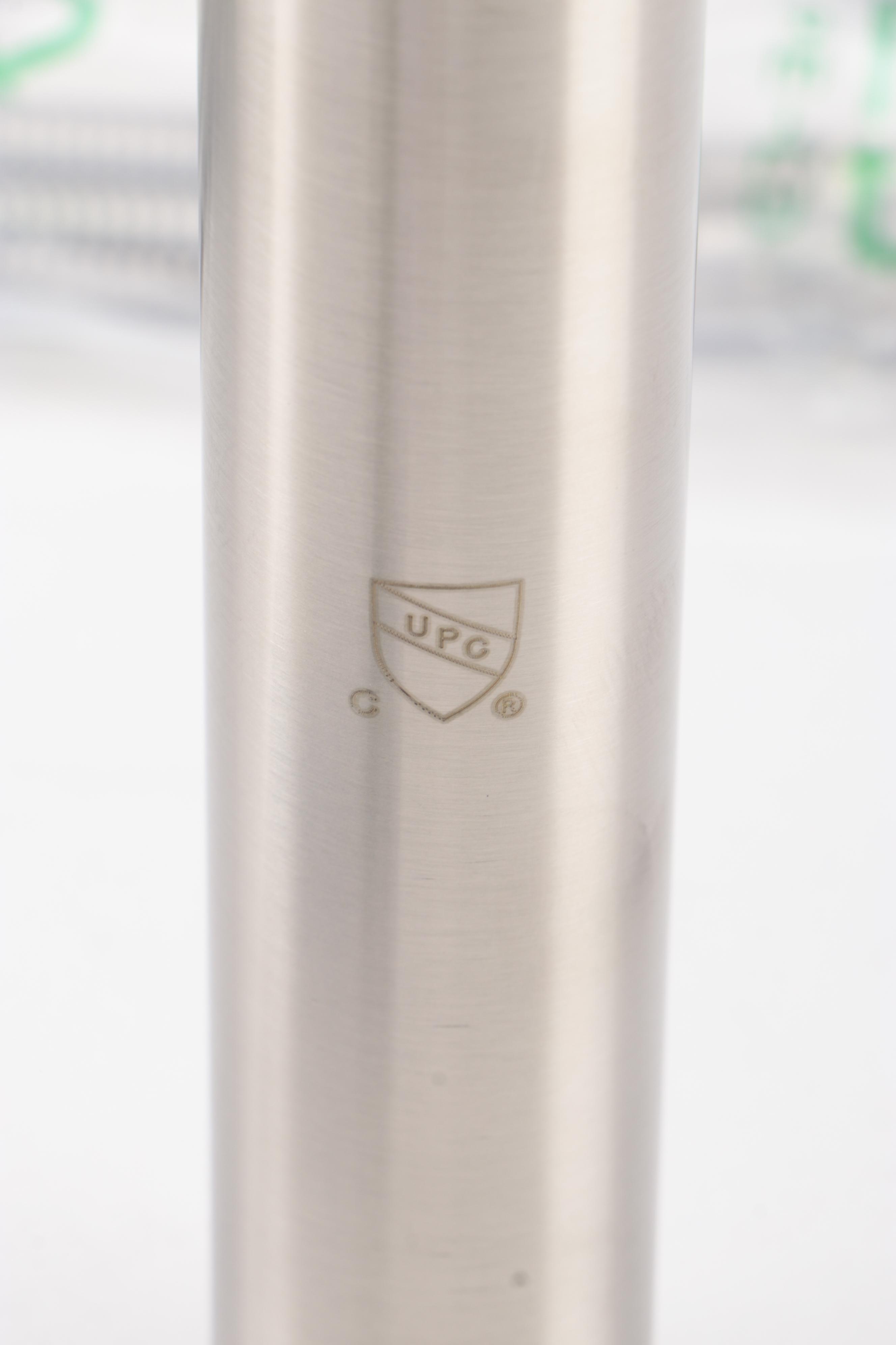 Modernist Brushed Nickel Finish Widespread Bathroom Faucet with Pop-Up Drain