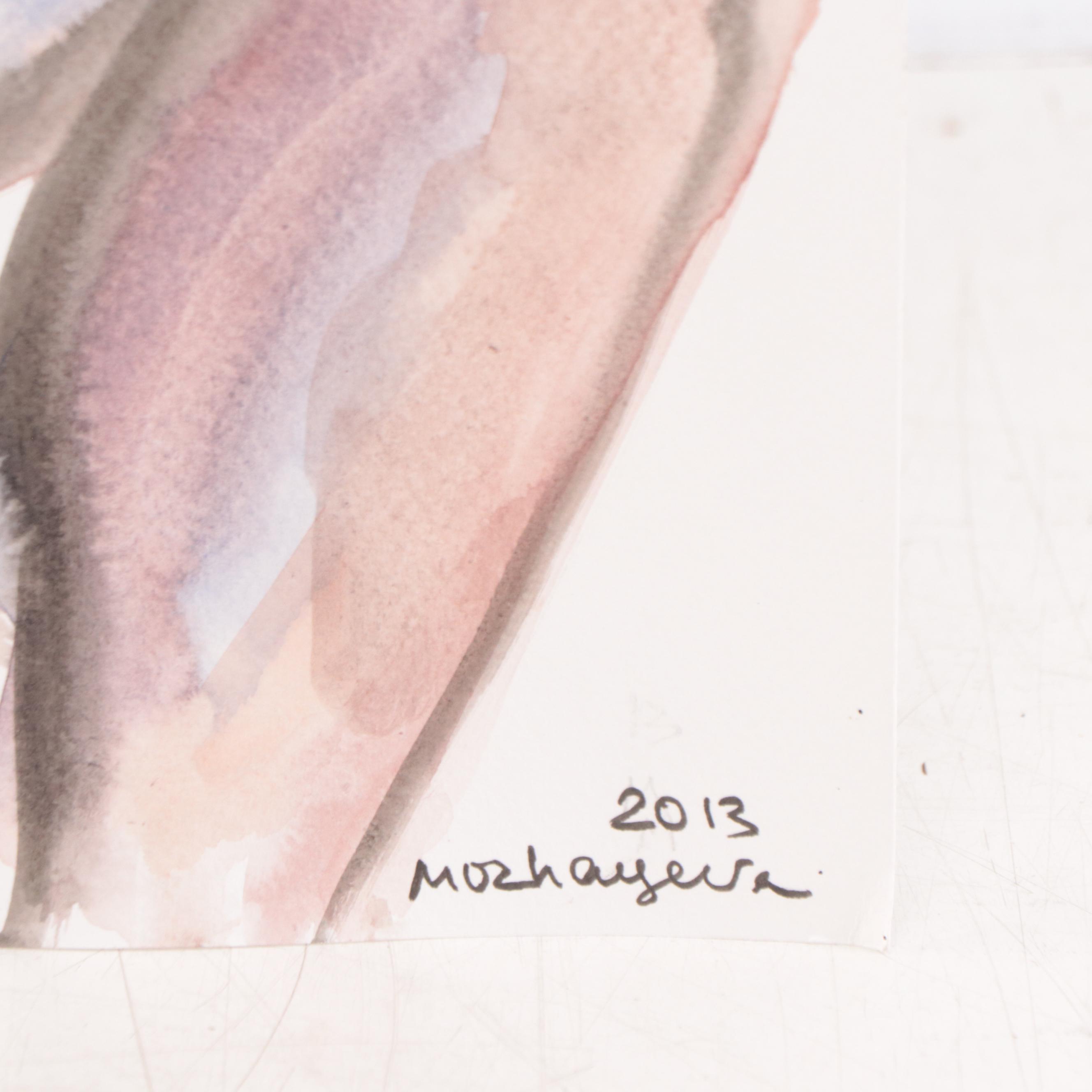 Marina Mozhayeva Figural Watercolor Painting, 2013