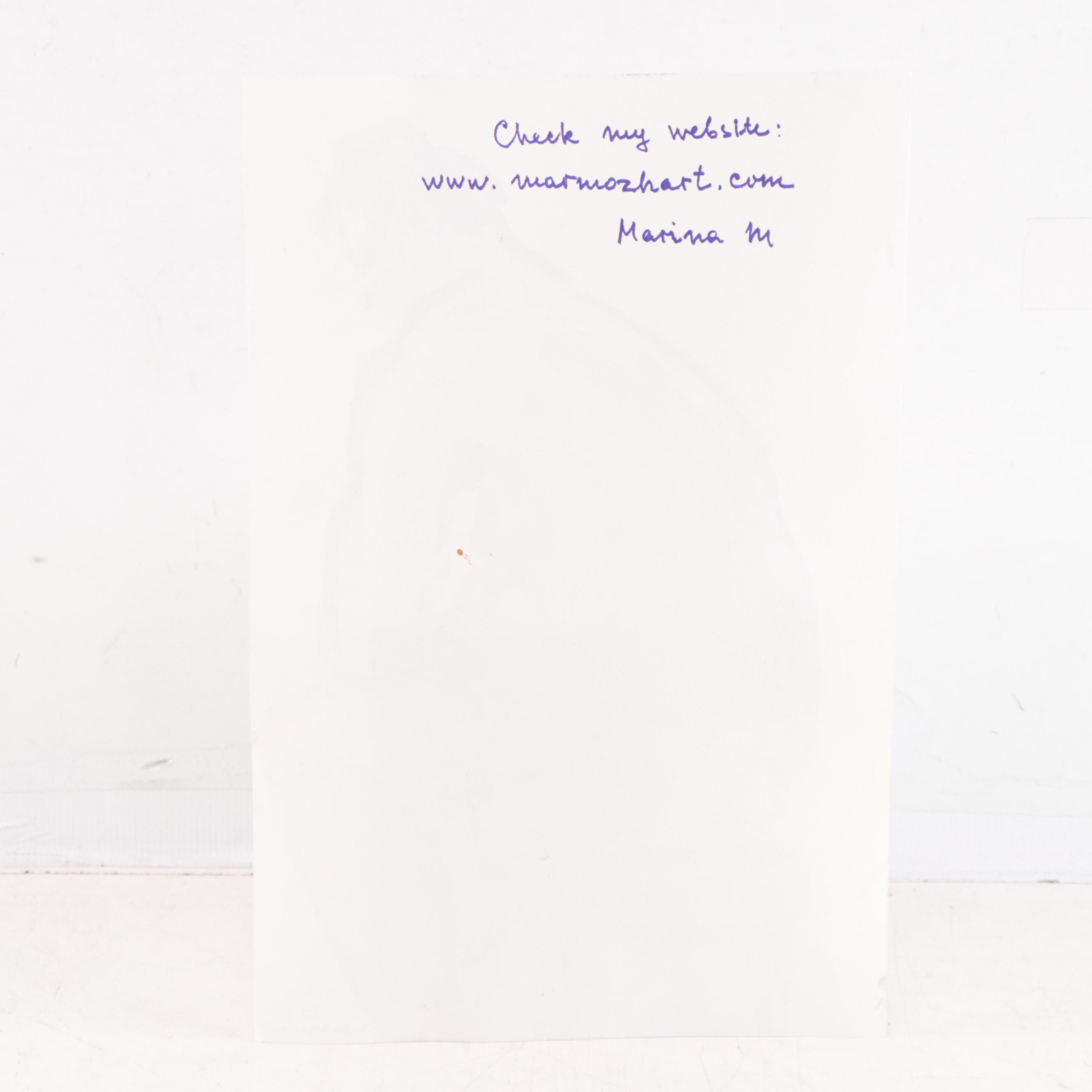 Marina Mozhayeva Figural Watercolor Painting, 2013