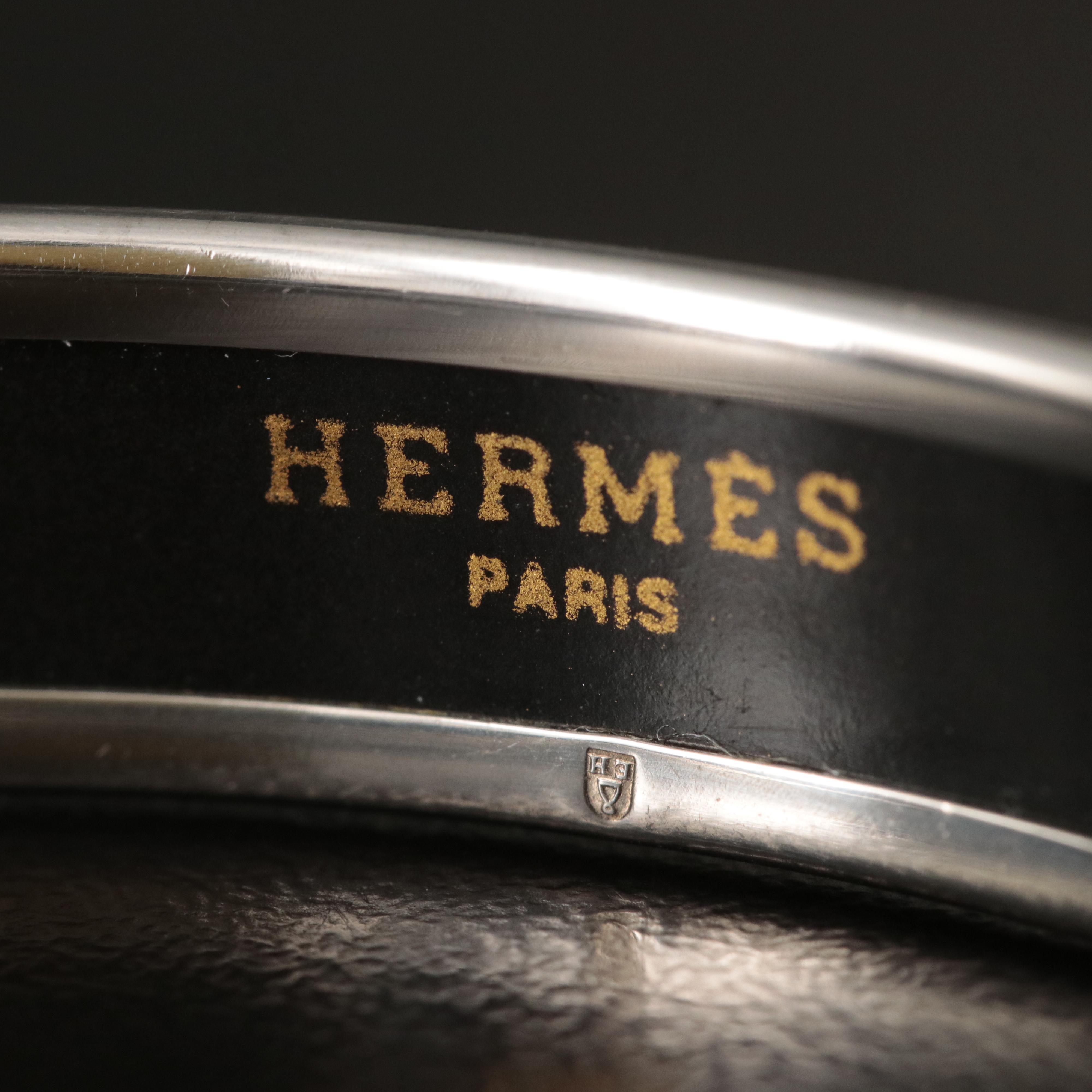 Hermès "Calèche" Narrow Bangle