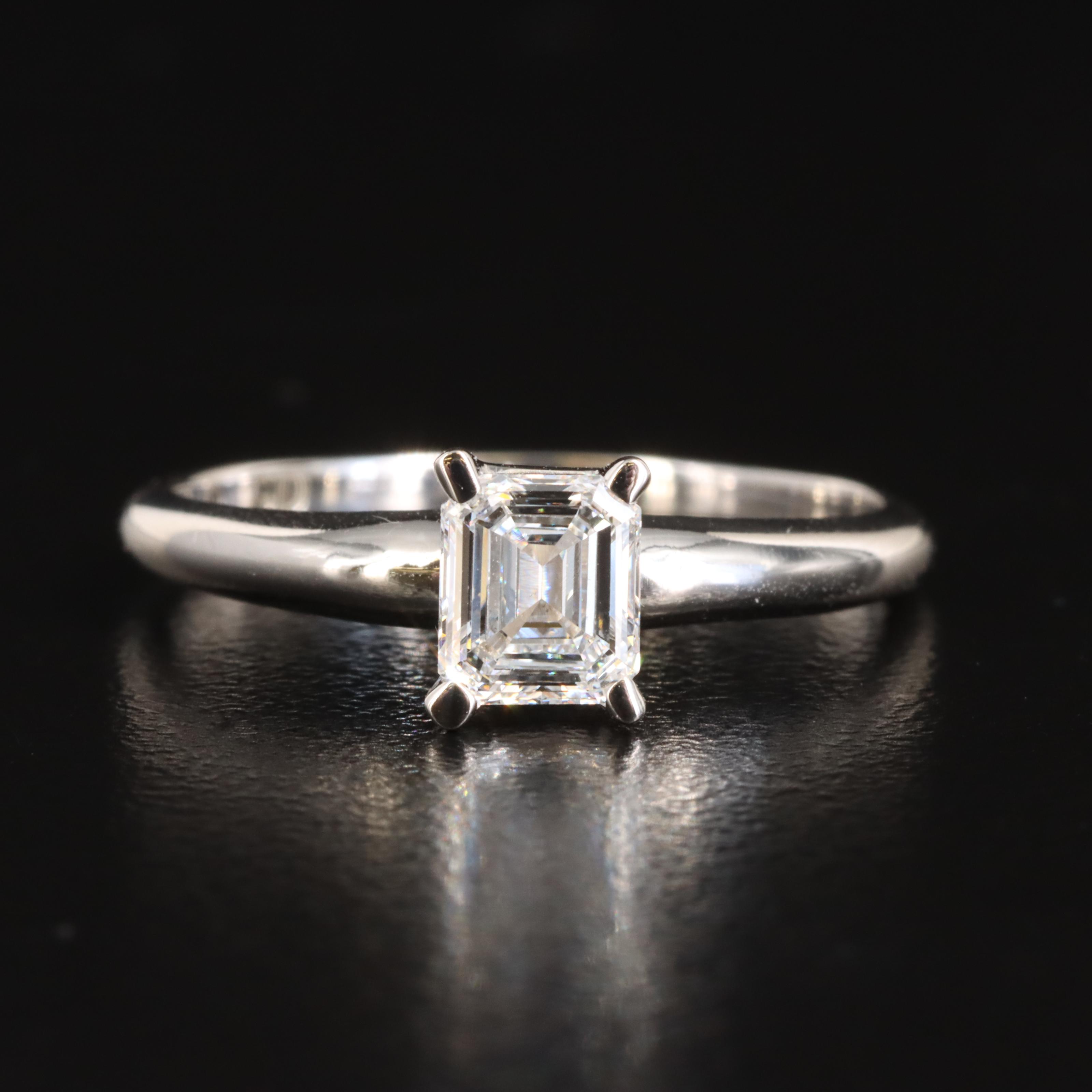 14K 0.61 CT Lab Grown Diamond Solitaire Ring