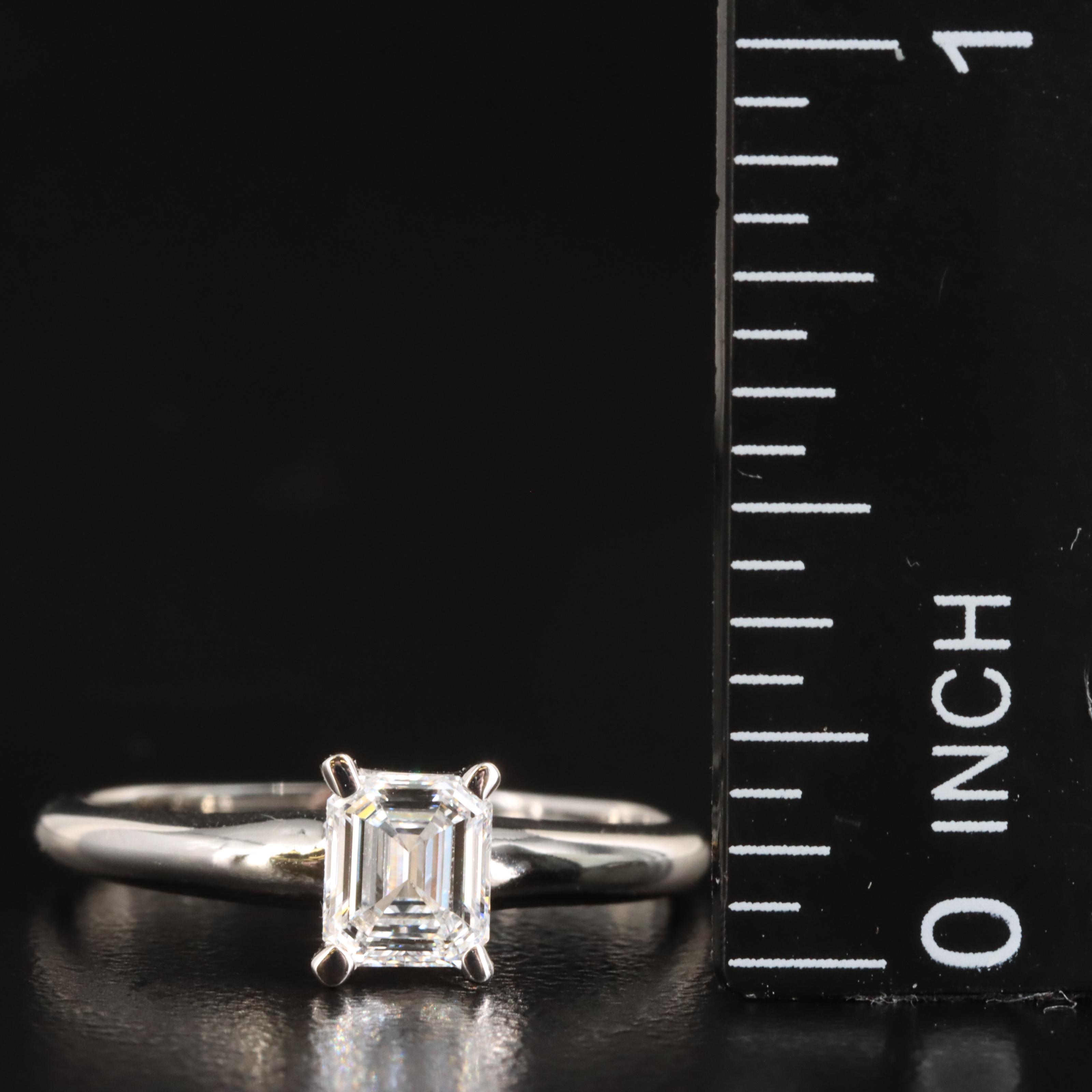 14K 0.61 CT Lab Grown Diamond Solitaire Ring