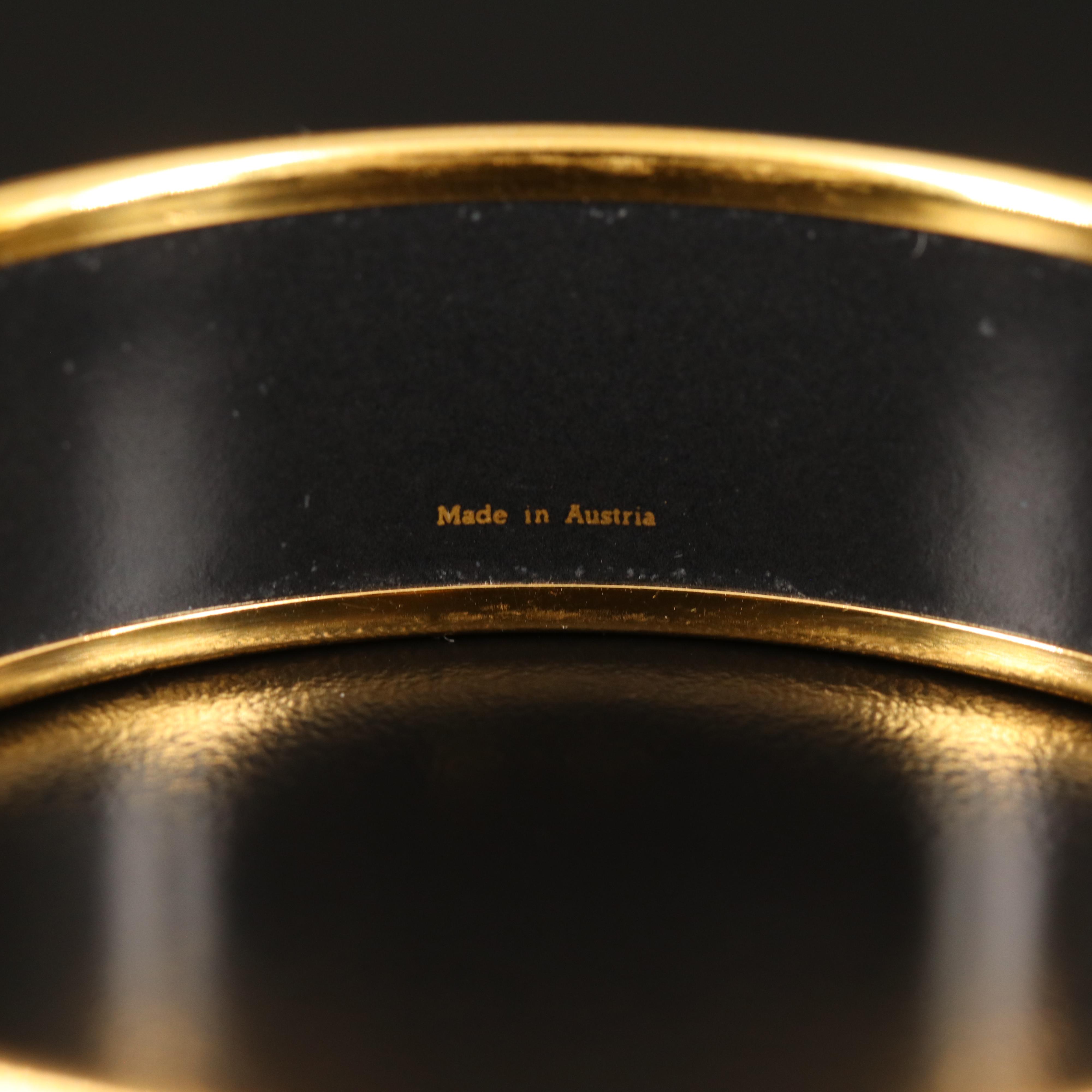 Hermès "Brazil" Wide Bangle