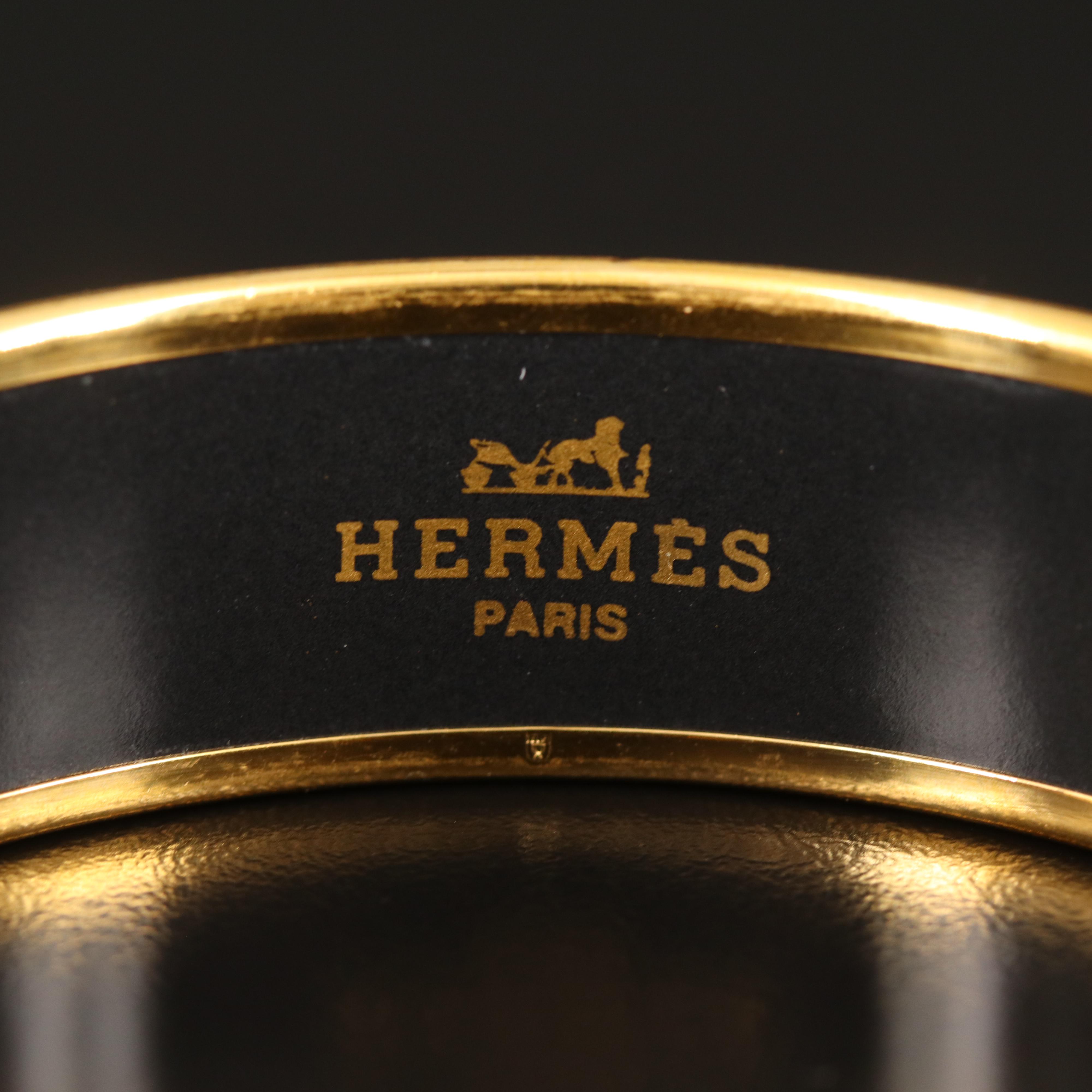 Hermès "Brazil" Wide Bangle