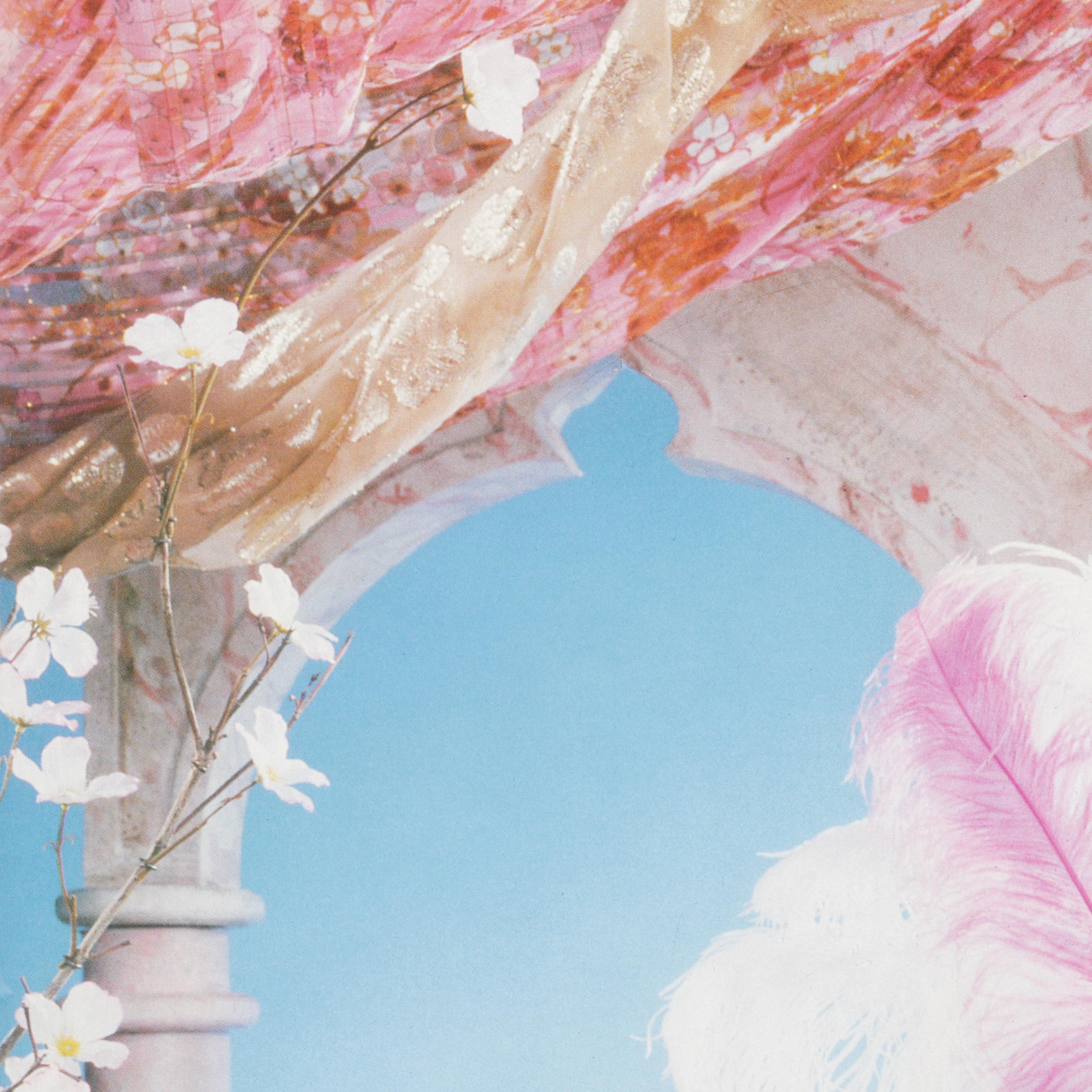 Miss Piggy Pampered by Frogs Offset Lithograph From "Miss Piggy's Poster Book"