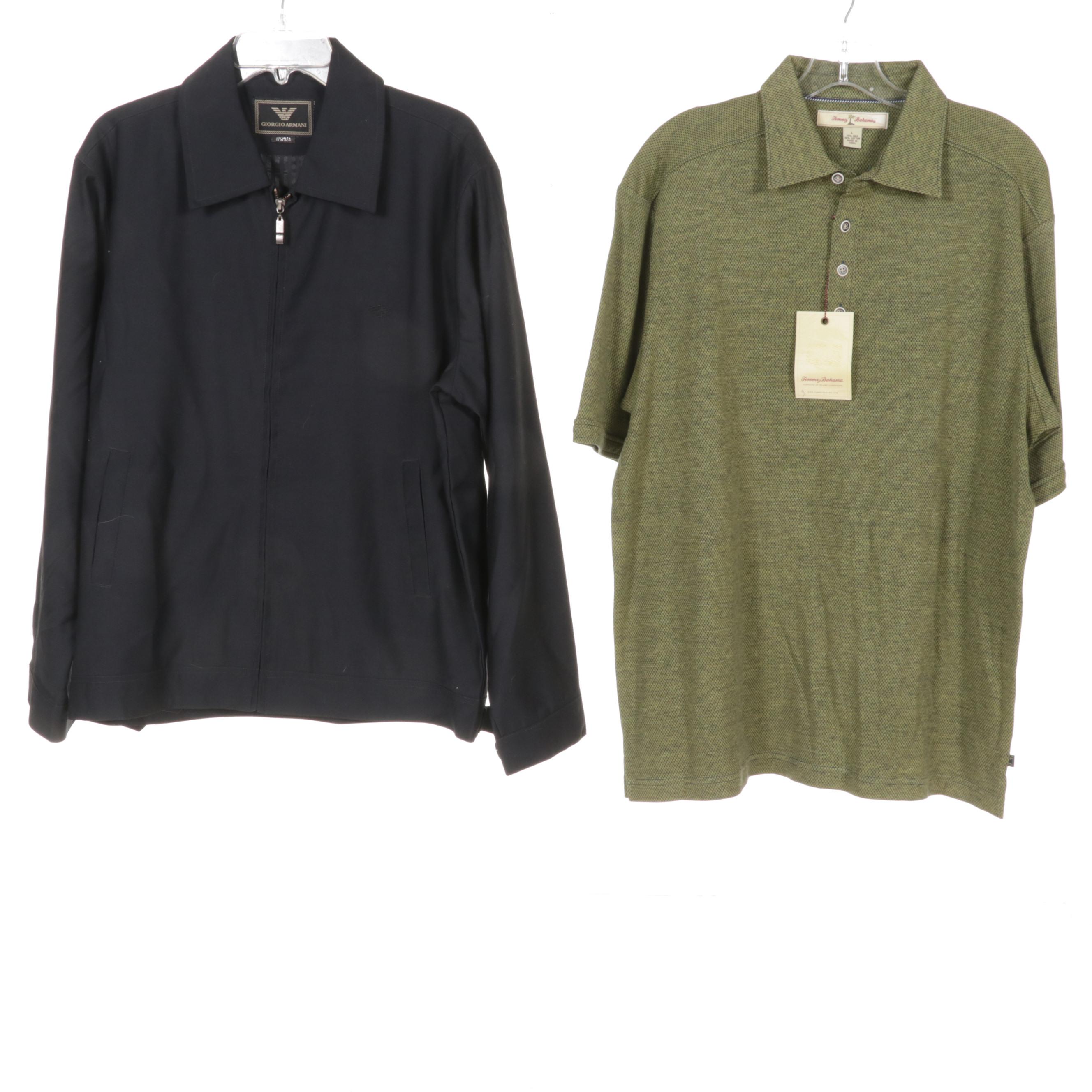 Men's Versace Couture Jeans with Prada, Armani, and Tommy Bahama Separates