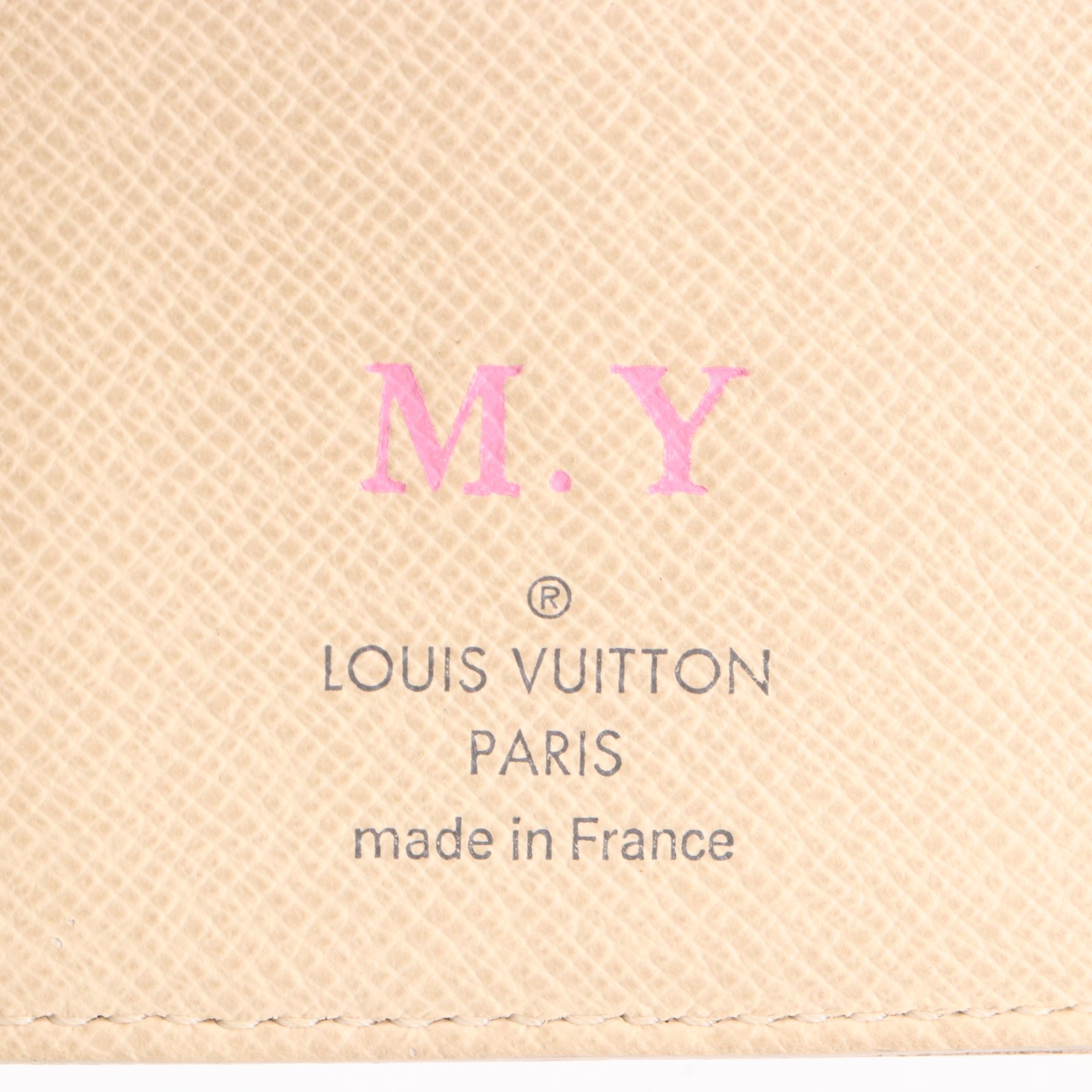 Louis Vuitton Compact Wallet with Kisslock in Damier Azur Canvas