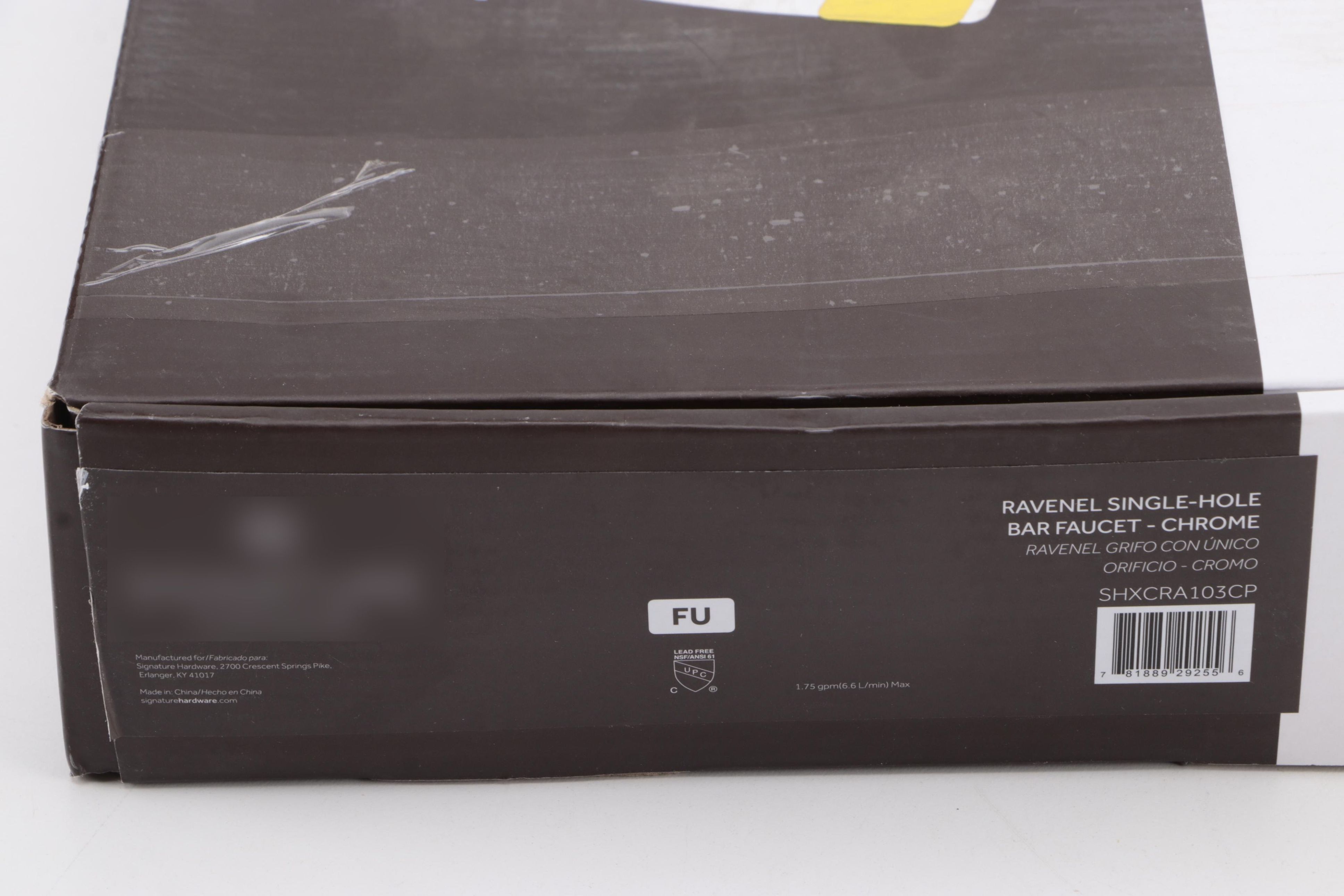 Modernist Chrome Finish Single-Hole Bar Faucet