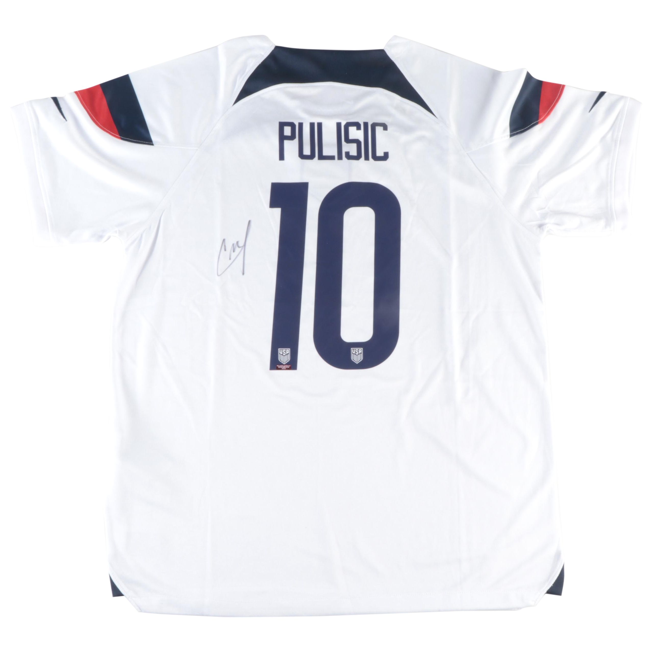USA Men's Soccer Team Christian Pulisic Signed Soccer Jersey