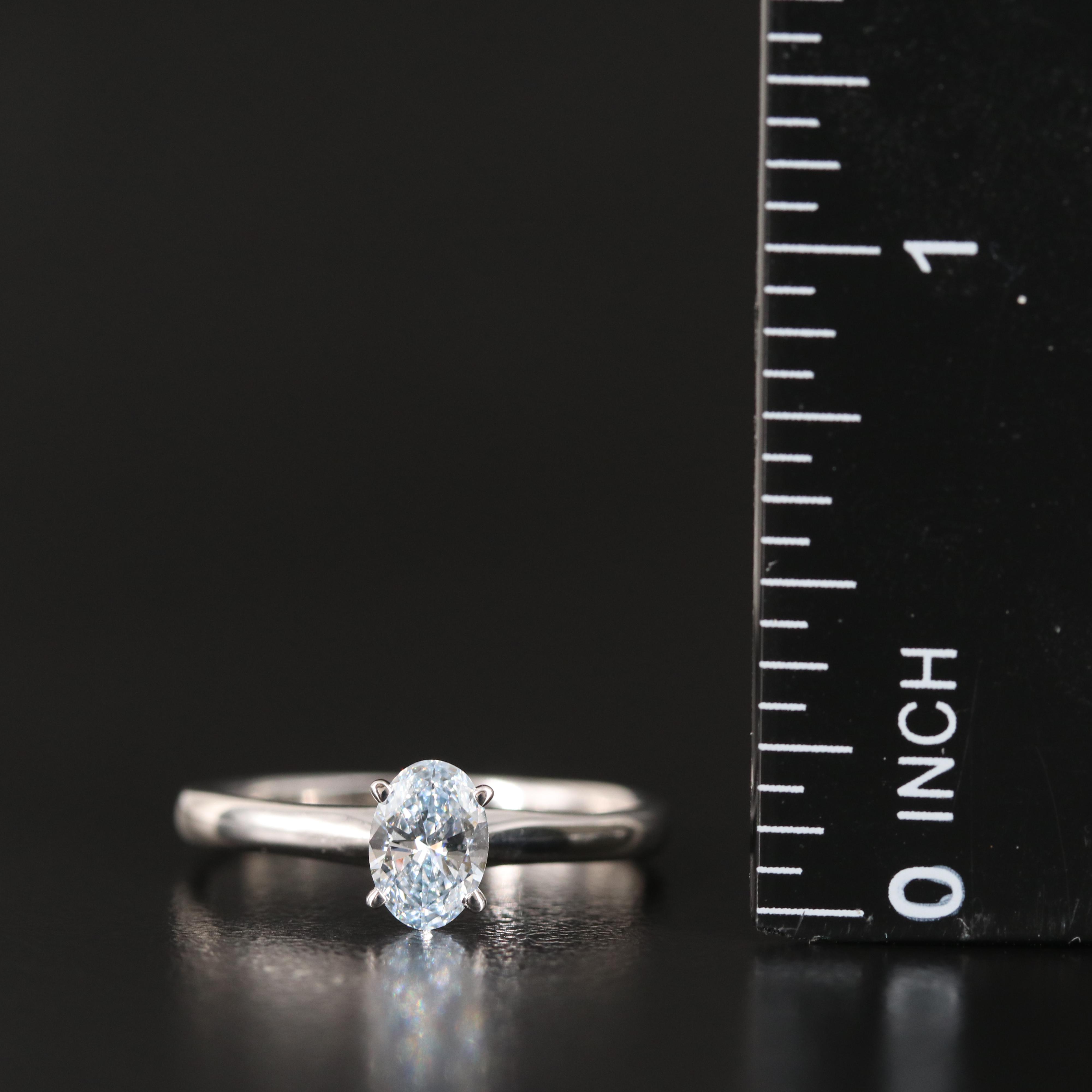14K 0.50 CT Lab Grown Diamond Solitaire Ring