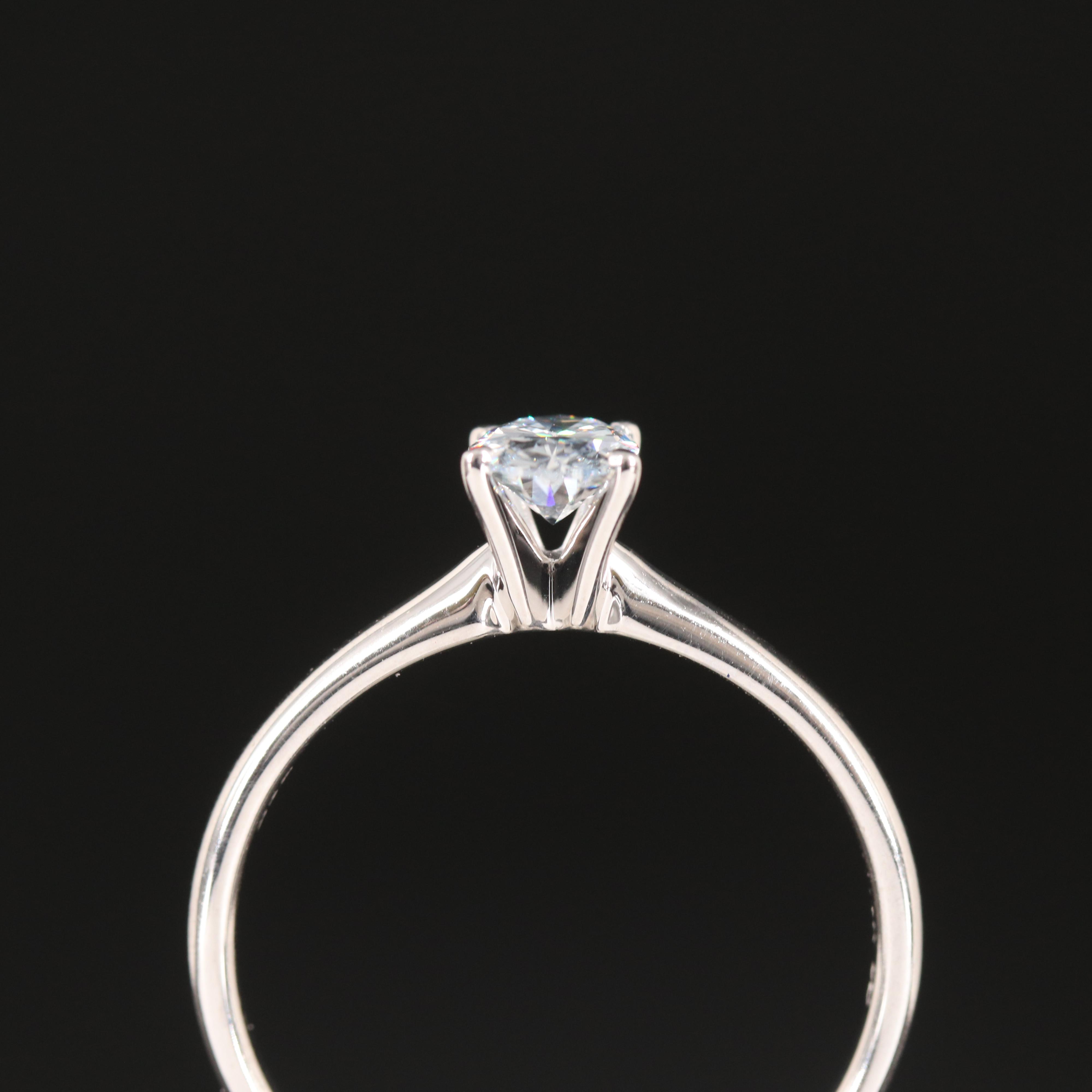 14K 0.50 CT Lab Grown Diamond Solitaire Ring