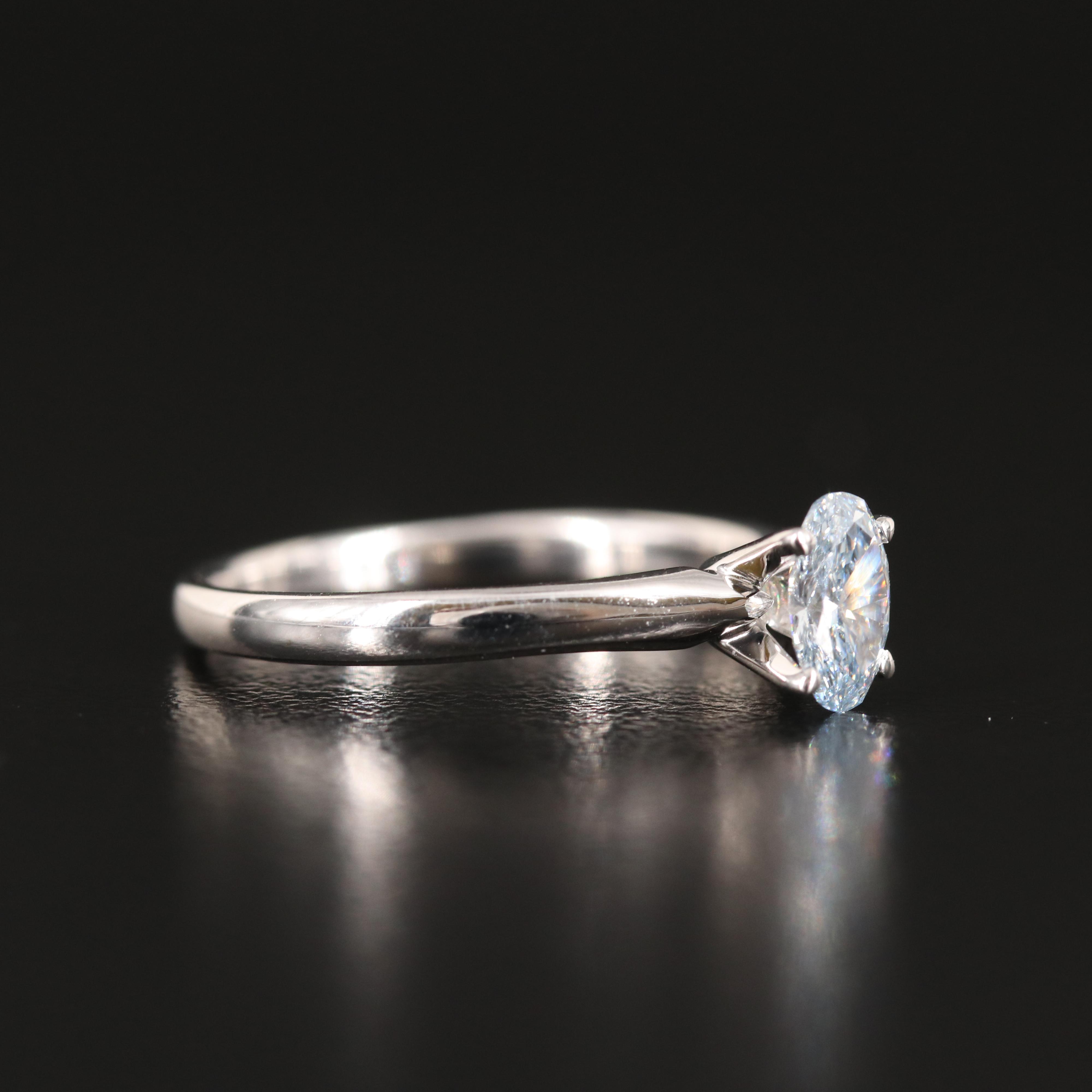14K 0.50 CT Lab Grown Diamond Solitaire Ring