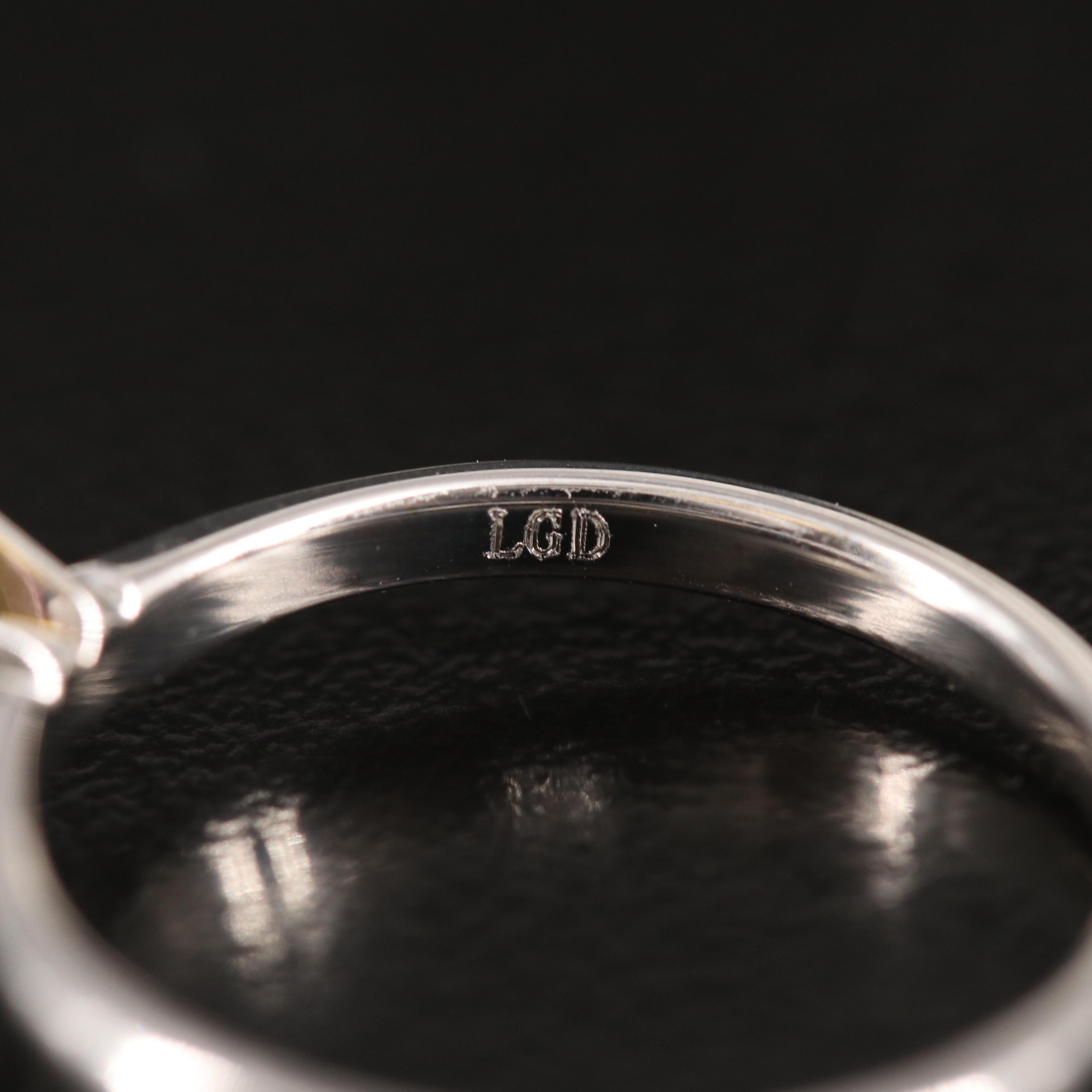 14K 0.50 CT Lab Grown Diamond Solitaire Ring