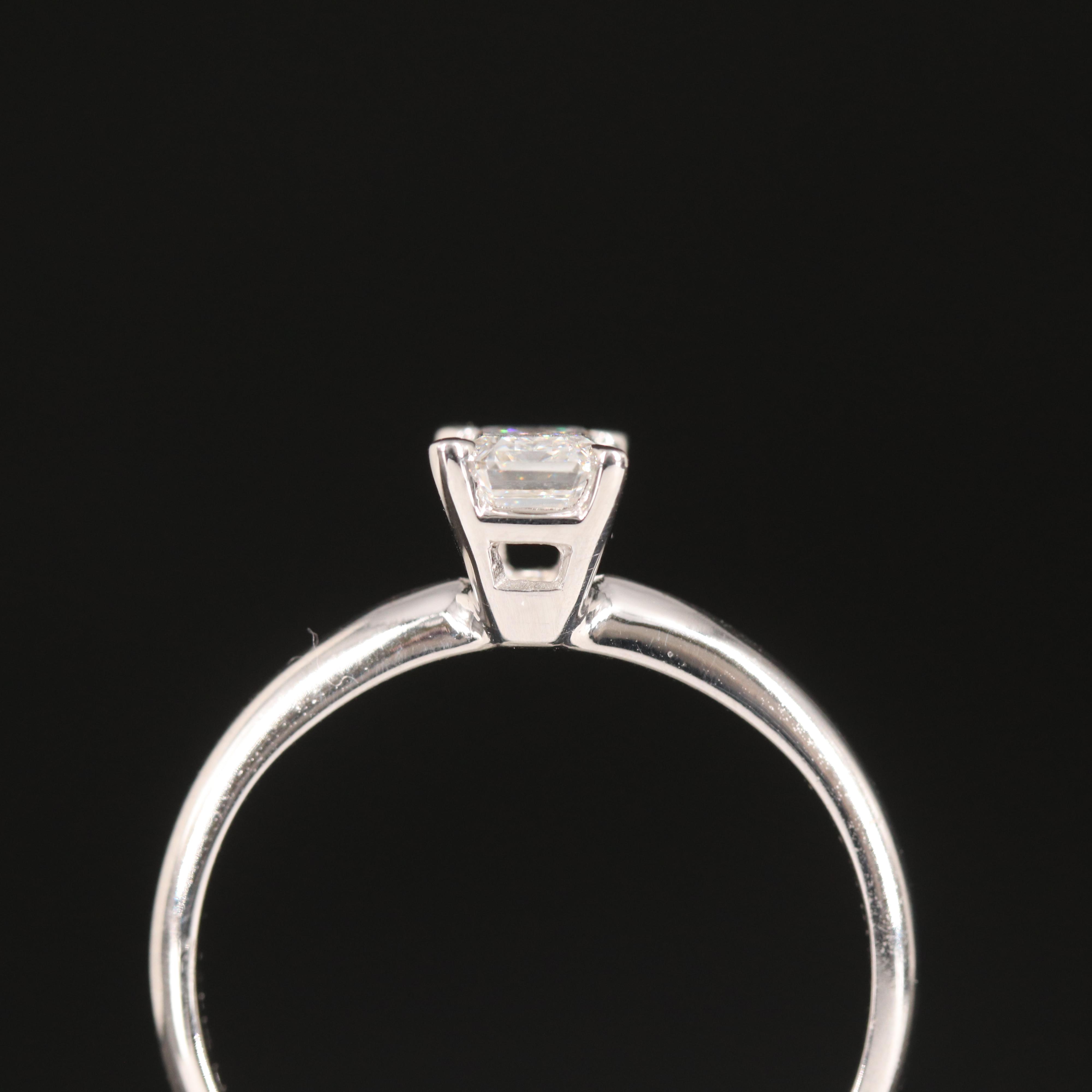 14K 0.59 CT Lab Grown Diamond Solitaire Ring