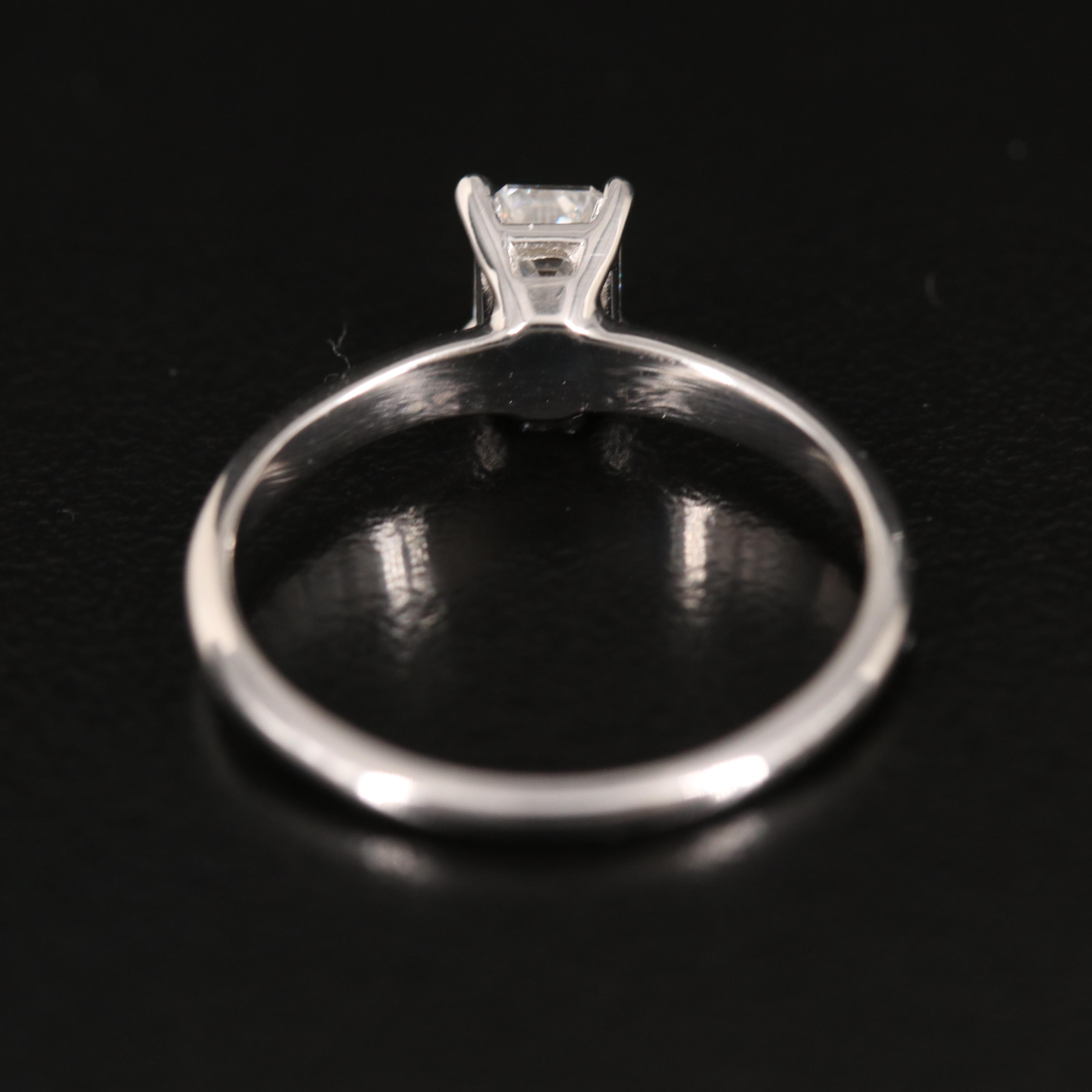 14K 0.59 CT Lab Grown Diamond Solitaire Ring