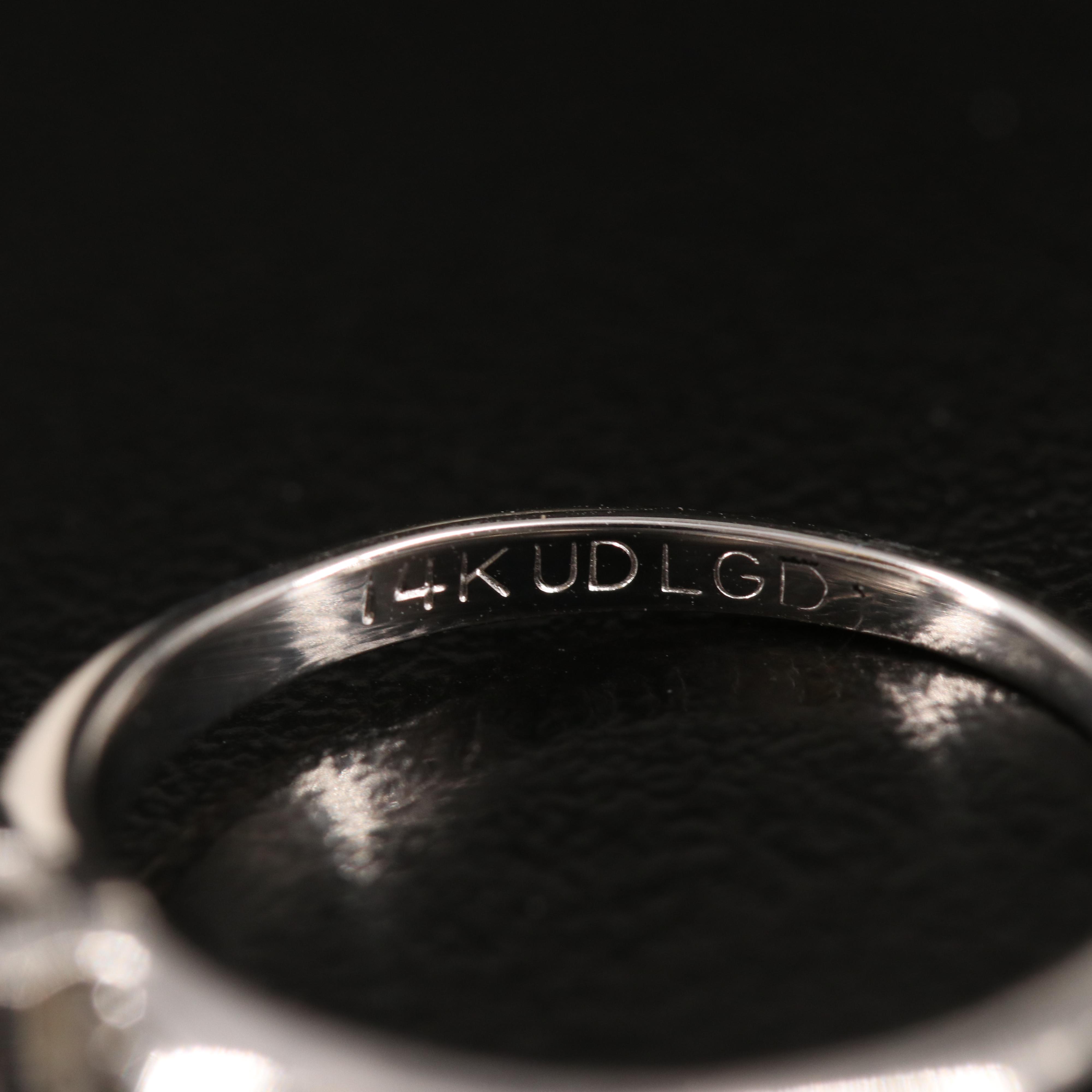 14K 0.59 CT Lab Grown Diamond Solitaire Ring