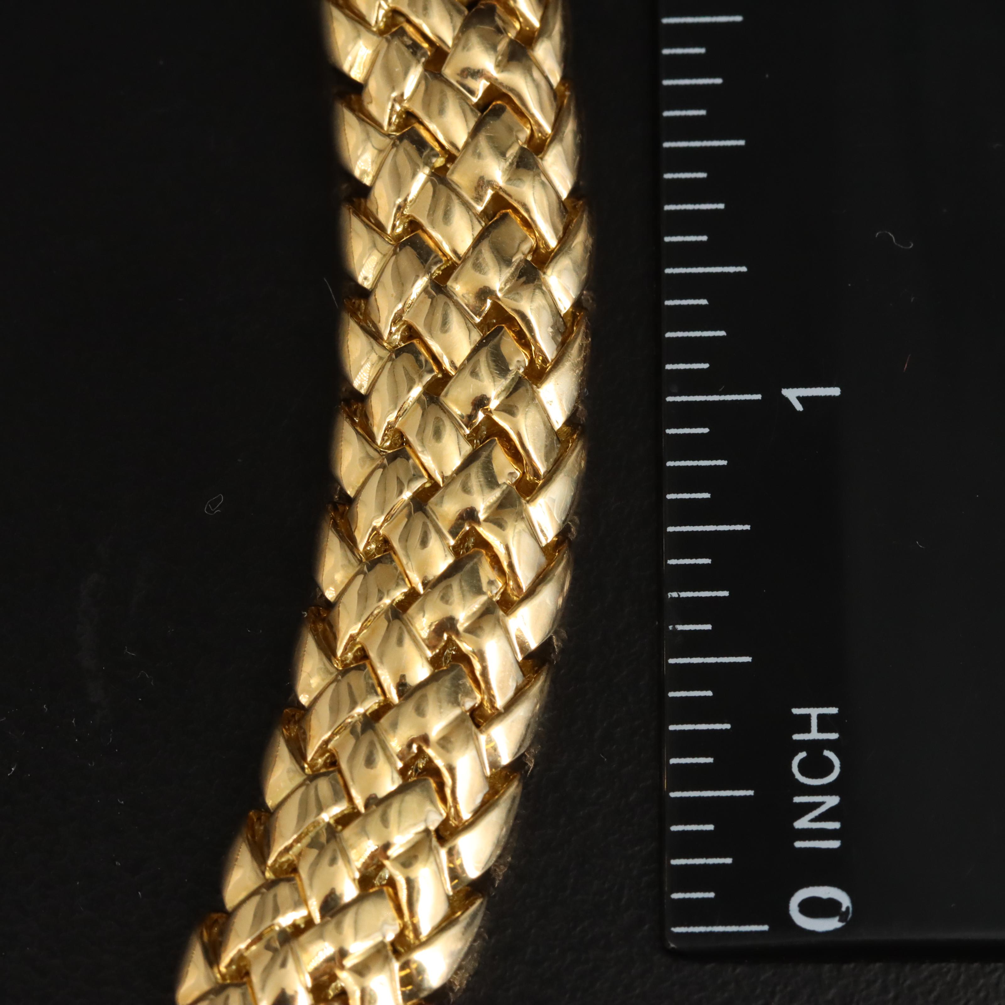 Tiffany & Co. "Vannerie" 18K 1.98 CTW Diamond Necklace