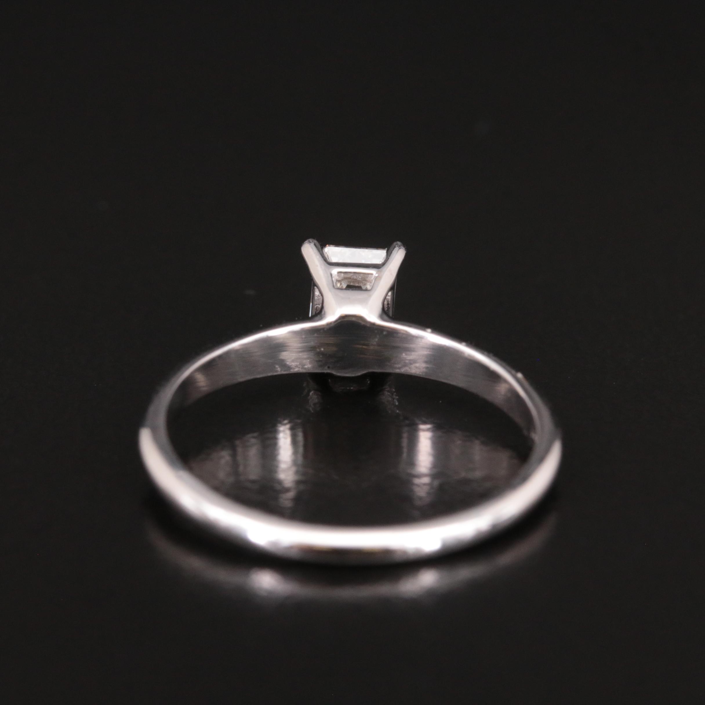 14K 0.60 CT Lab Grown Diamond Solitaire Ring