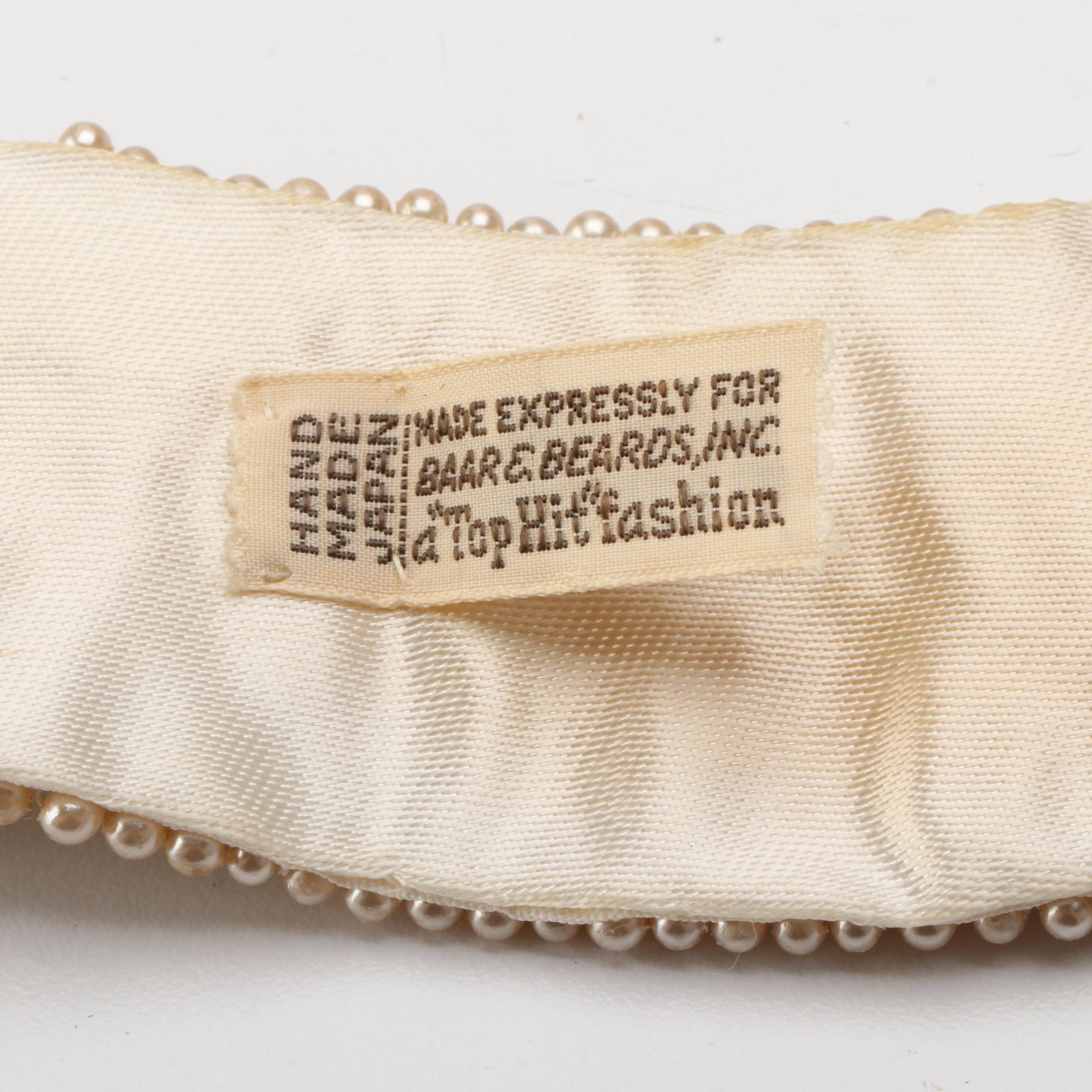 Rabbit Fur Hand Muffs with Baar & Beards Beaded Rabbit Fur Collar