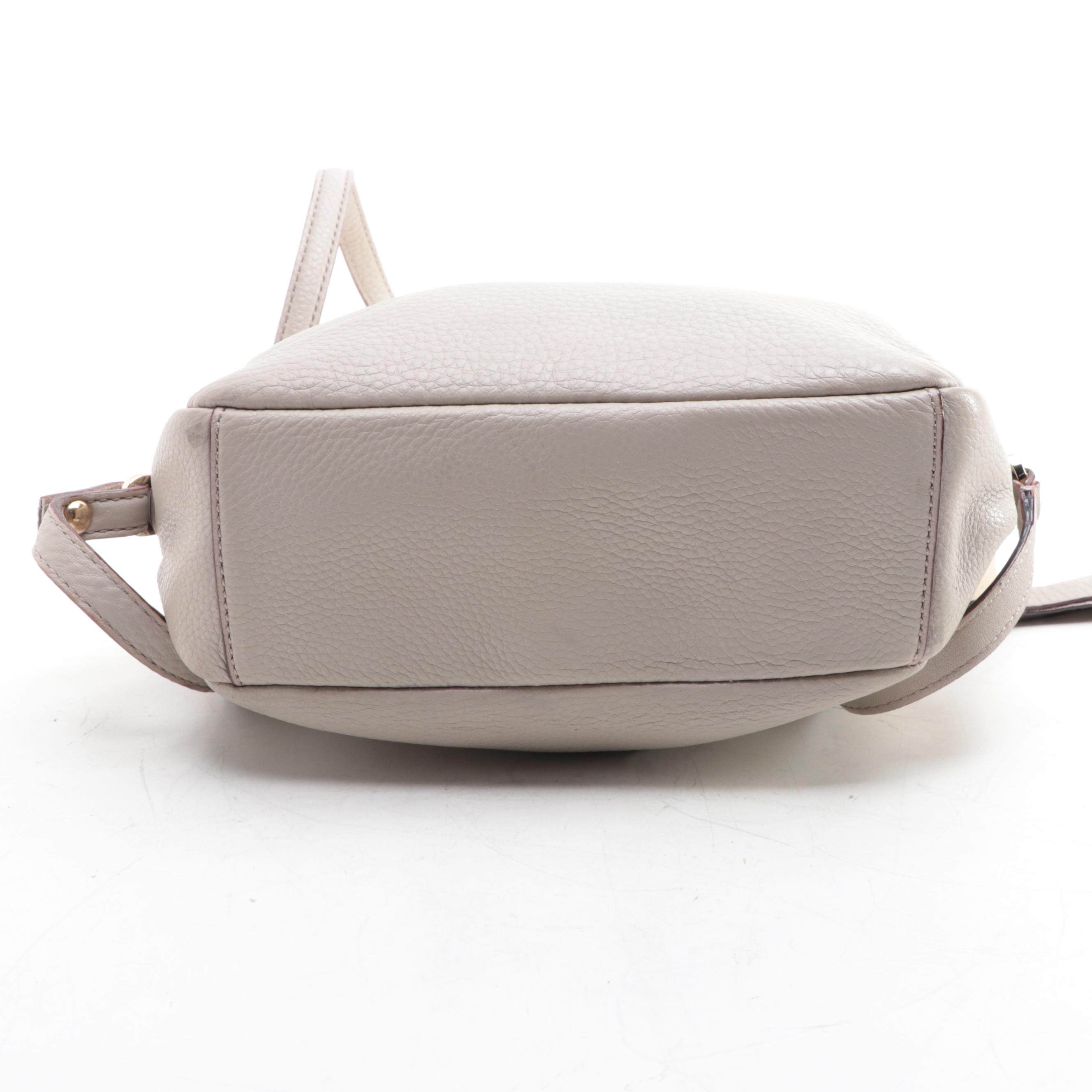 Kate Spade Tote Bag in Striped Canvas, Crossbody Bag, and Small Pouch in Leather