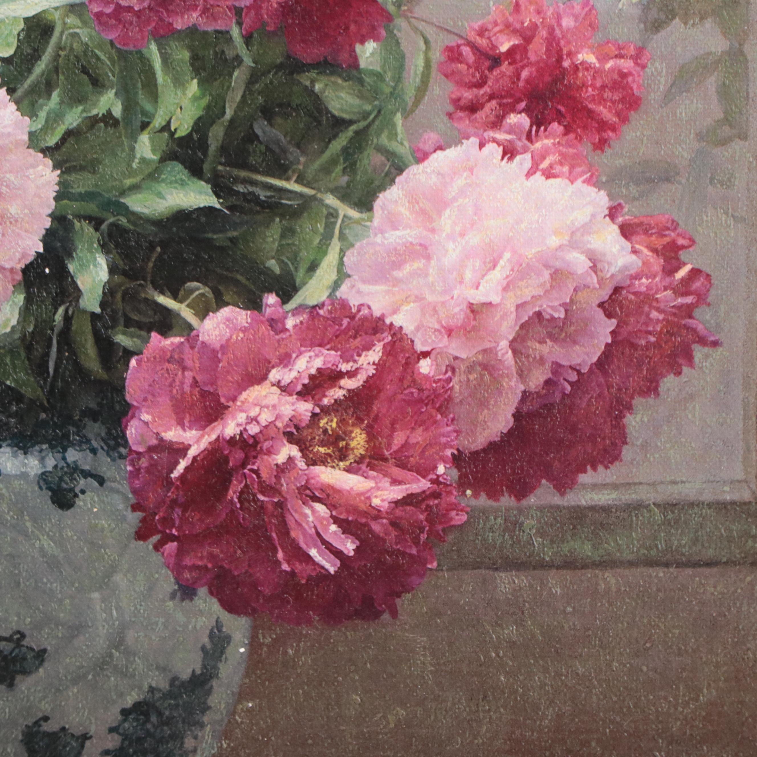 Lik Floral Still Life Oil Painting, 21st Century