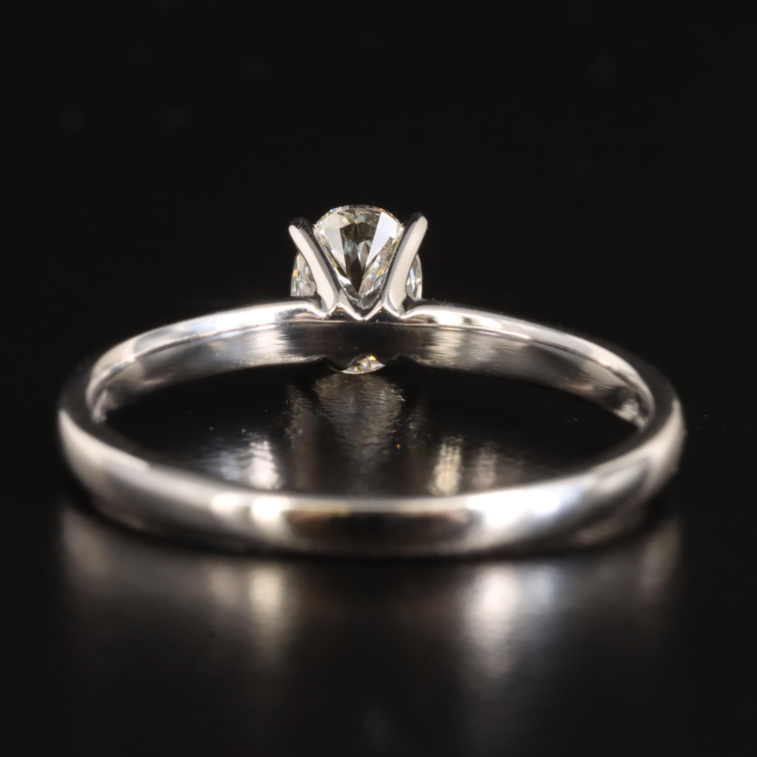 14K 0.47 CT Lab Grown Diamond Solitaire Ring