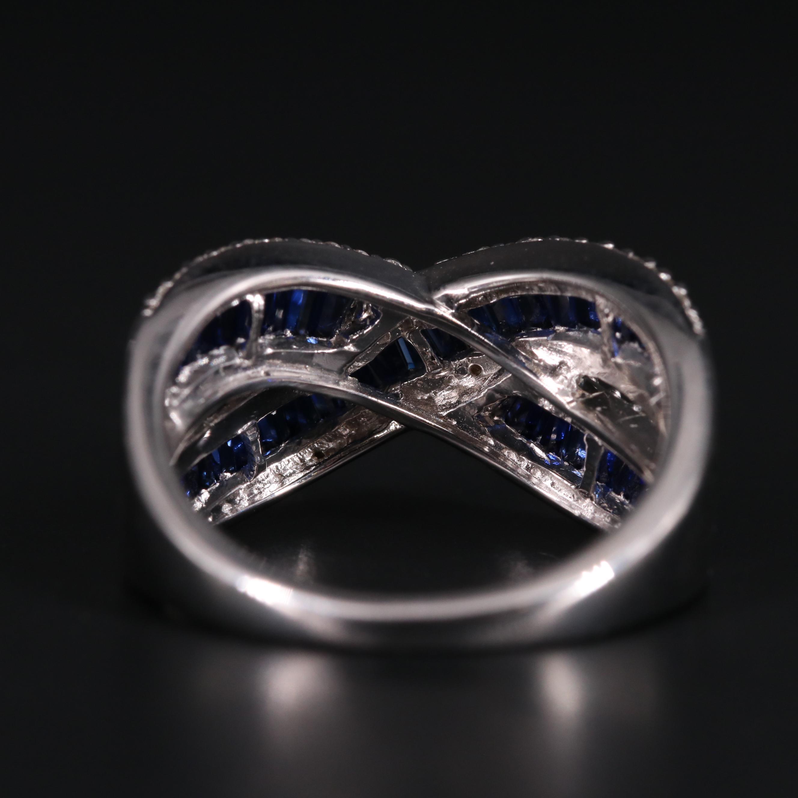 Sterling Silver Sapphire Ring