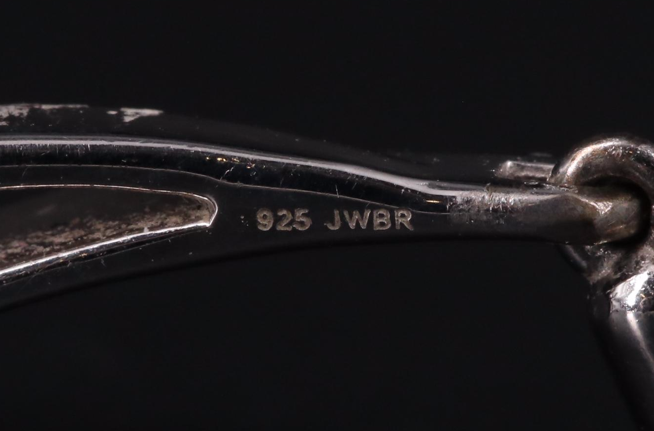 Sterling Silver Peridot and Sapphire Bracelet