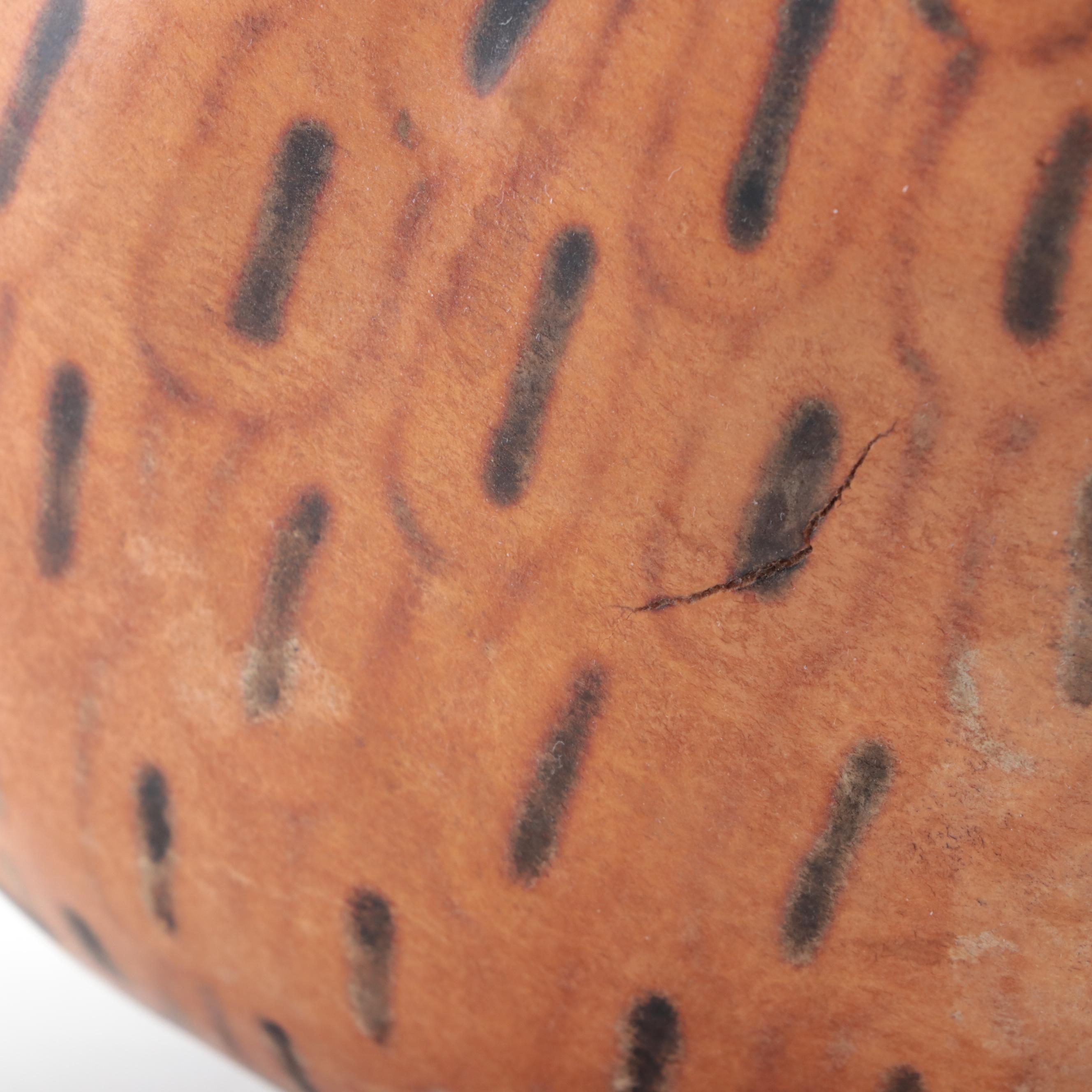 Hand-Painted and Decorated Gourd Bird Figure