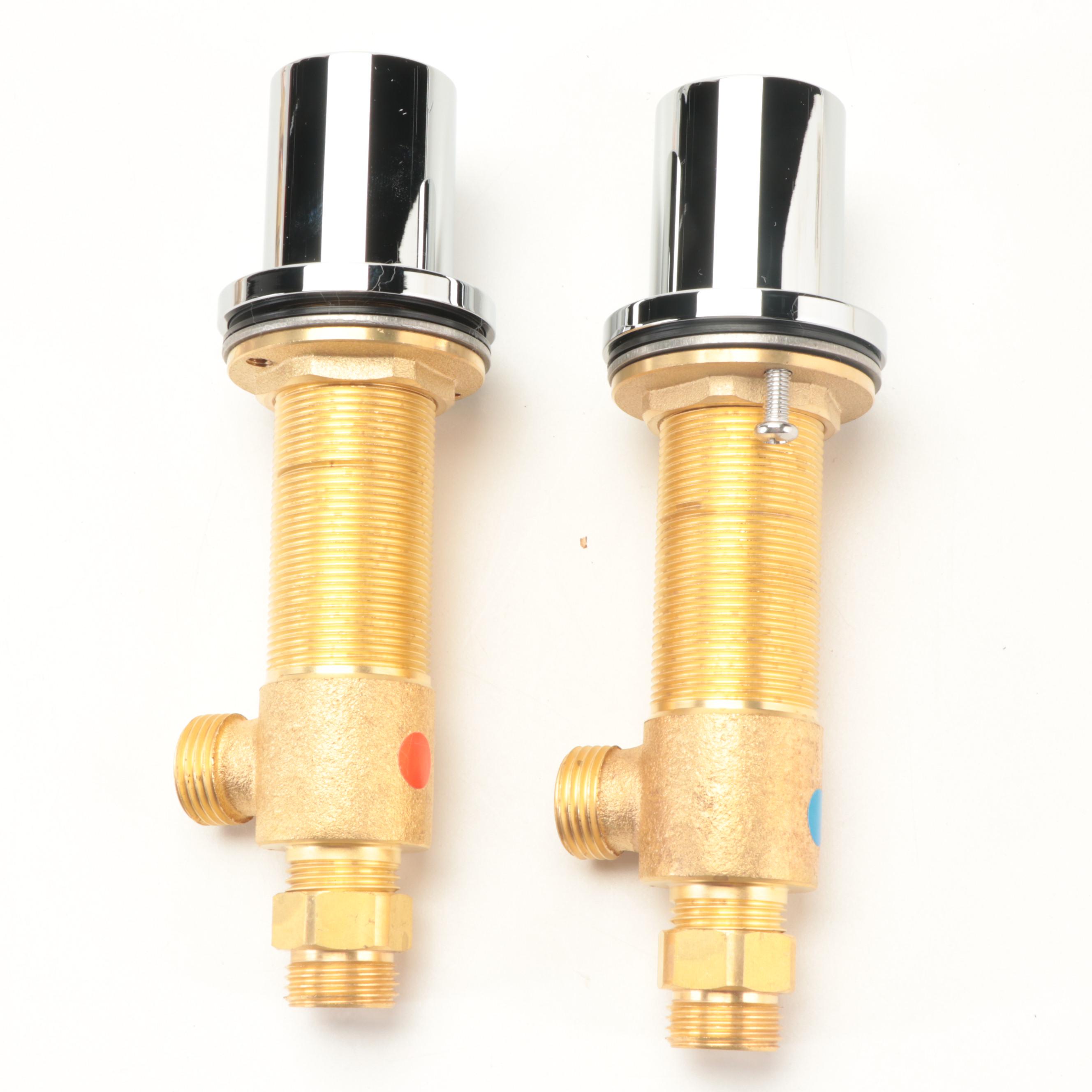 Modernist Chrome Finish Widespread Waterfall Bathroom Faucet with Pop-Up Drain