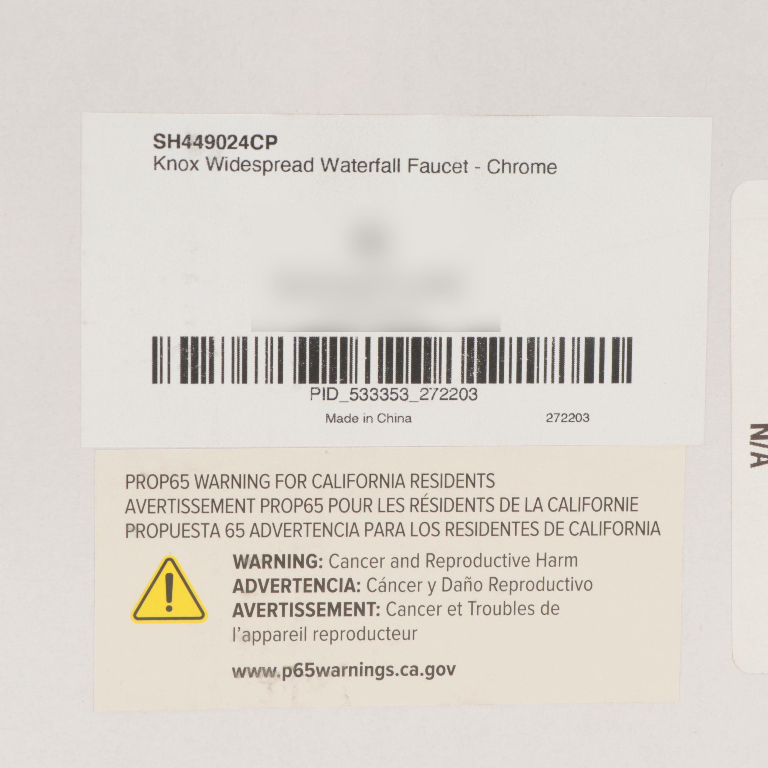 Modernist Chrome Finish Widespread Waterfall Bathroom Faucet with Pop-Up Drain