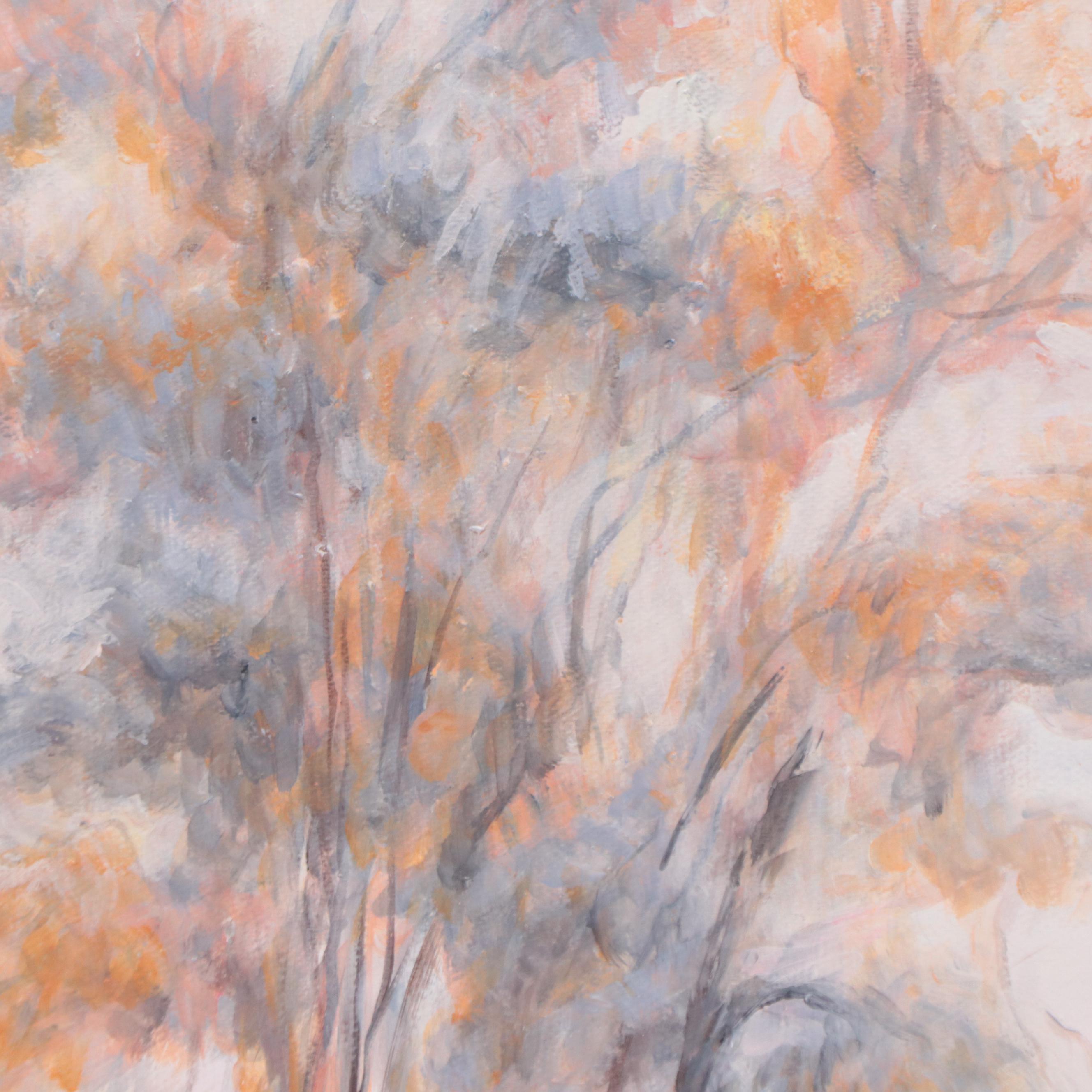 Qinghua Landscape Oil Painting, 21st Century