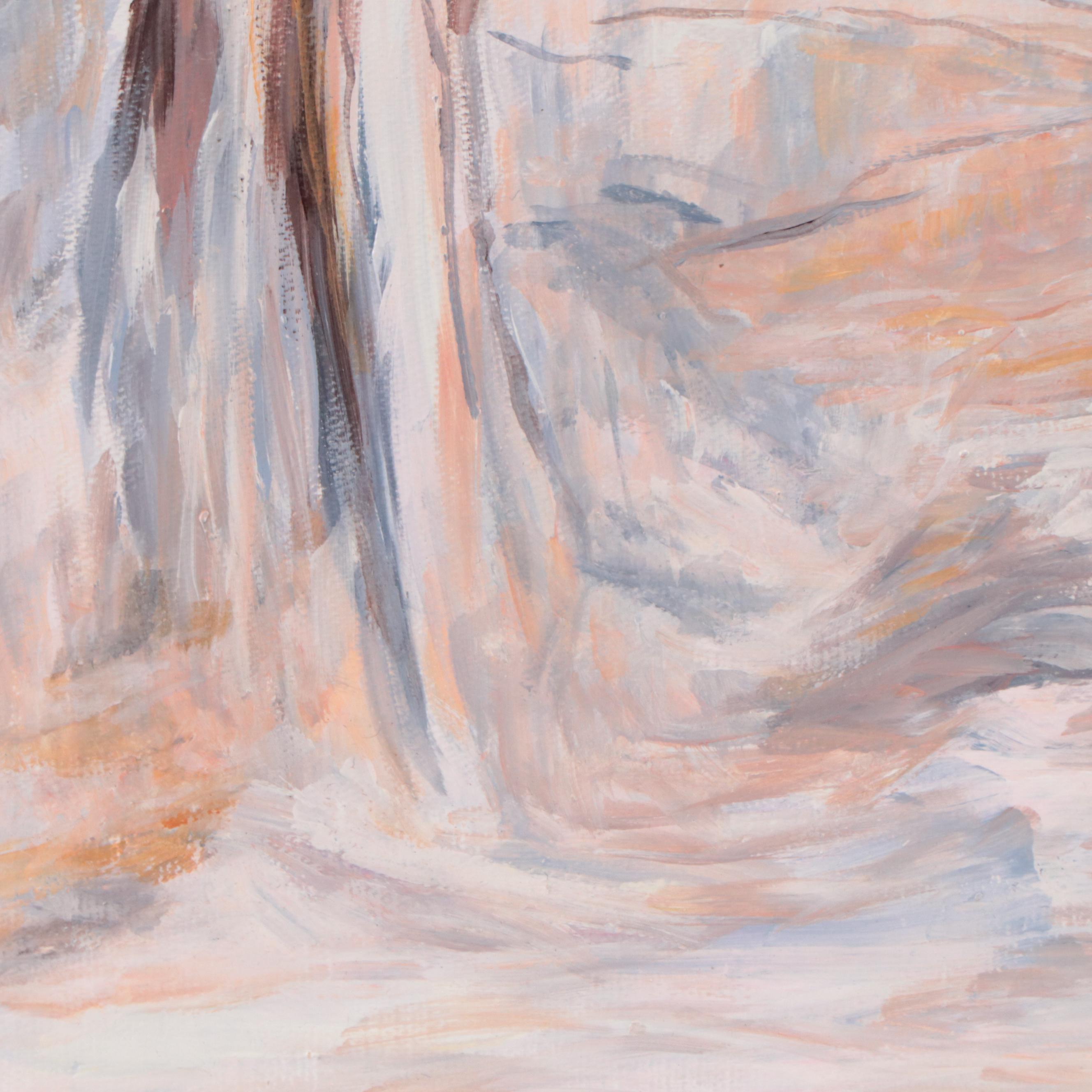 Qinghua Landscape Oil Painting, 21st Century