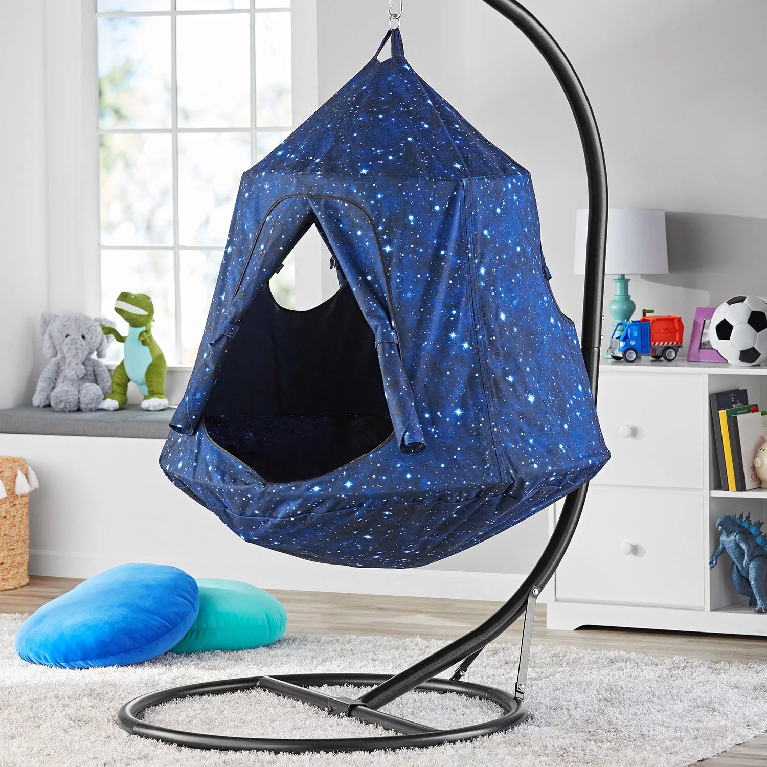 Member's Mark Hangout Pod Hanging Tent in Galaxy Print