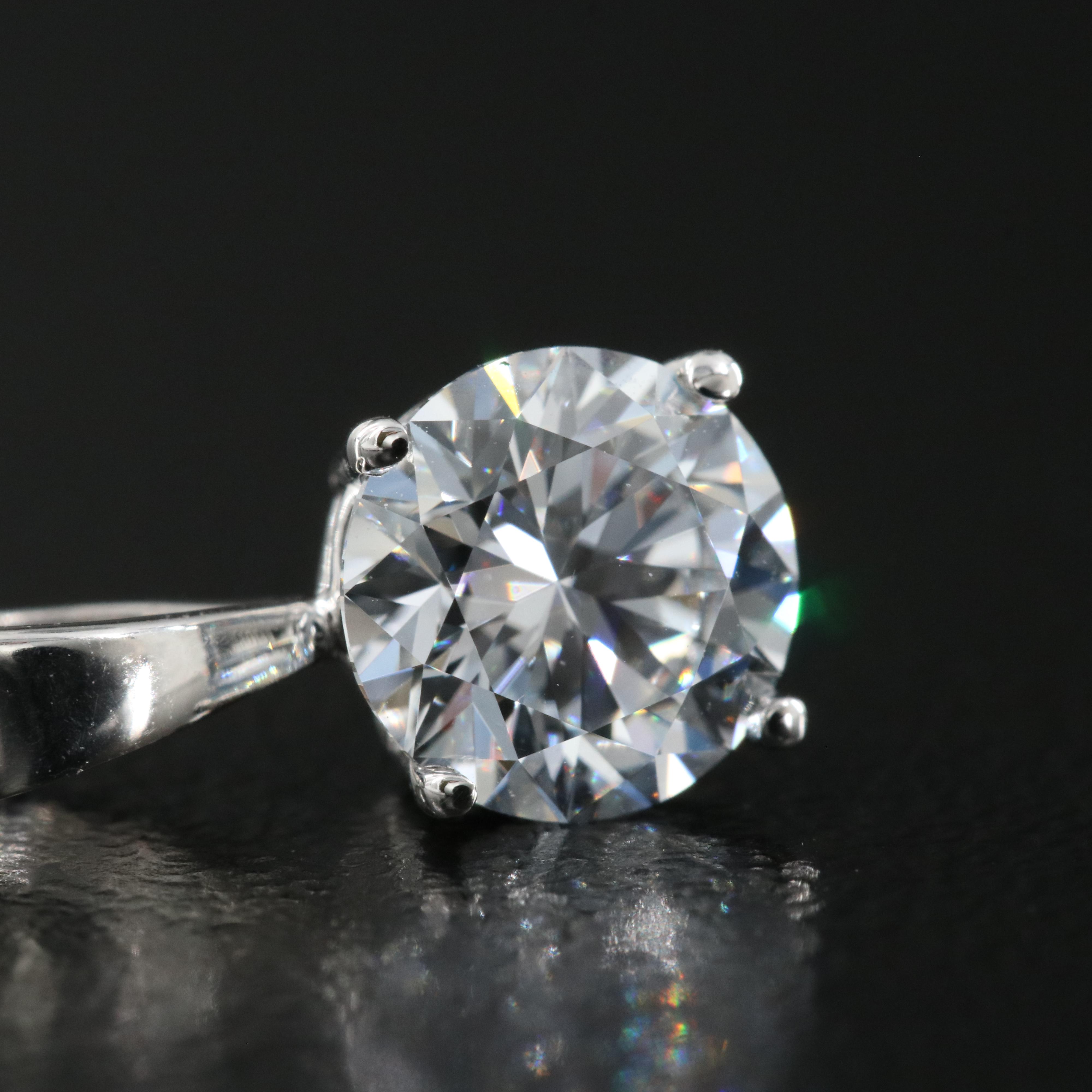 14K 0.95 CT Lab Grown Diamond Solitaire Pendant