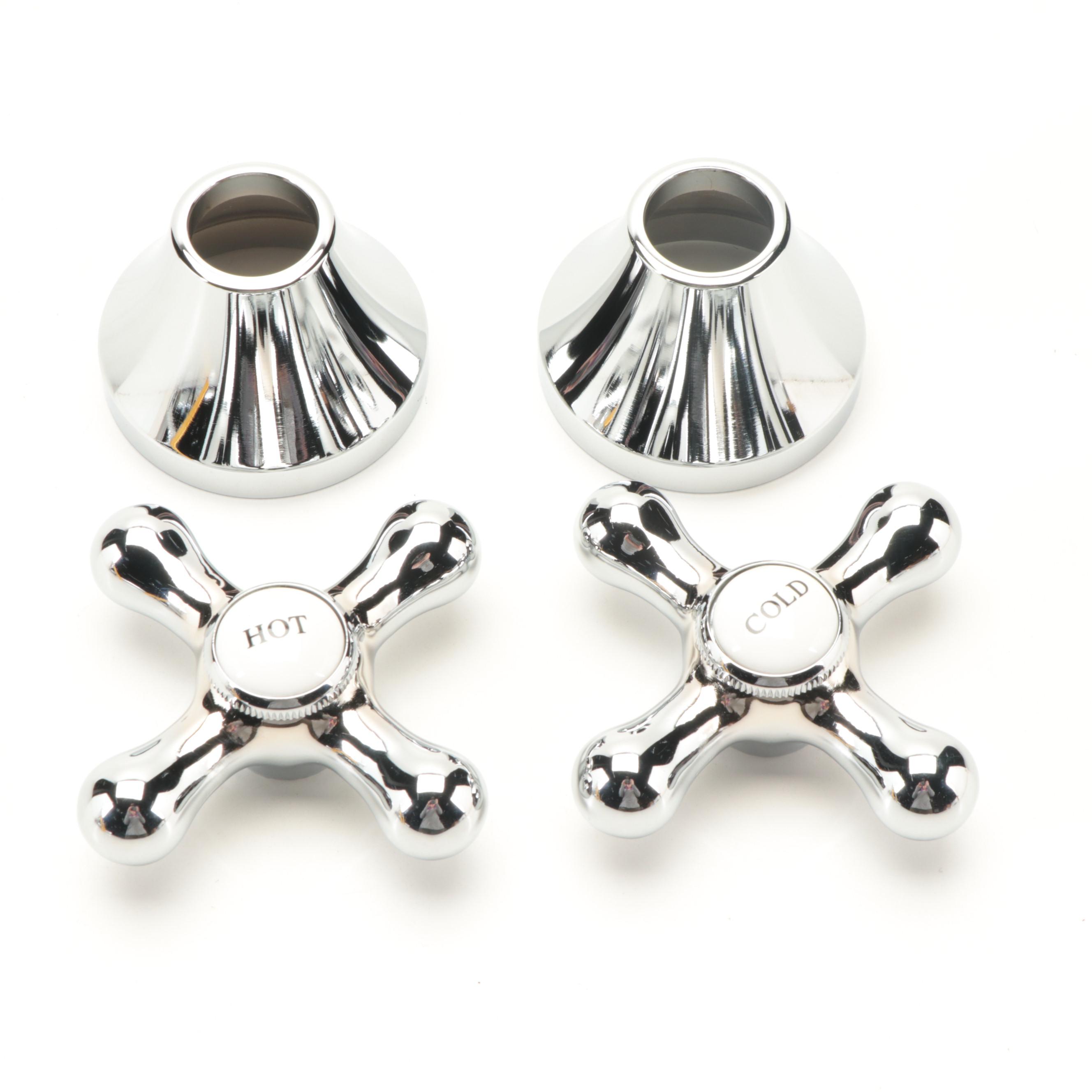 Chrome Finish Bridge Bathroom Faucet with Pop-Up Drain