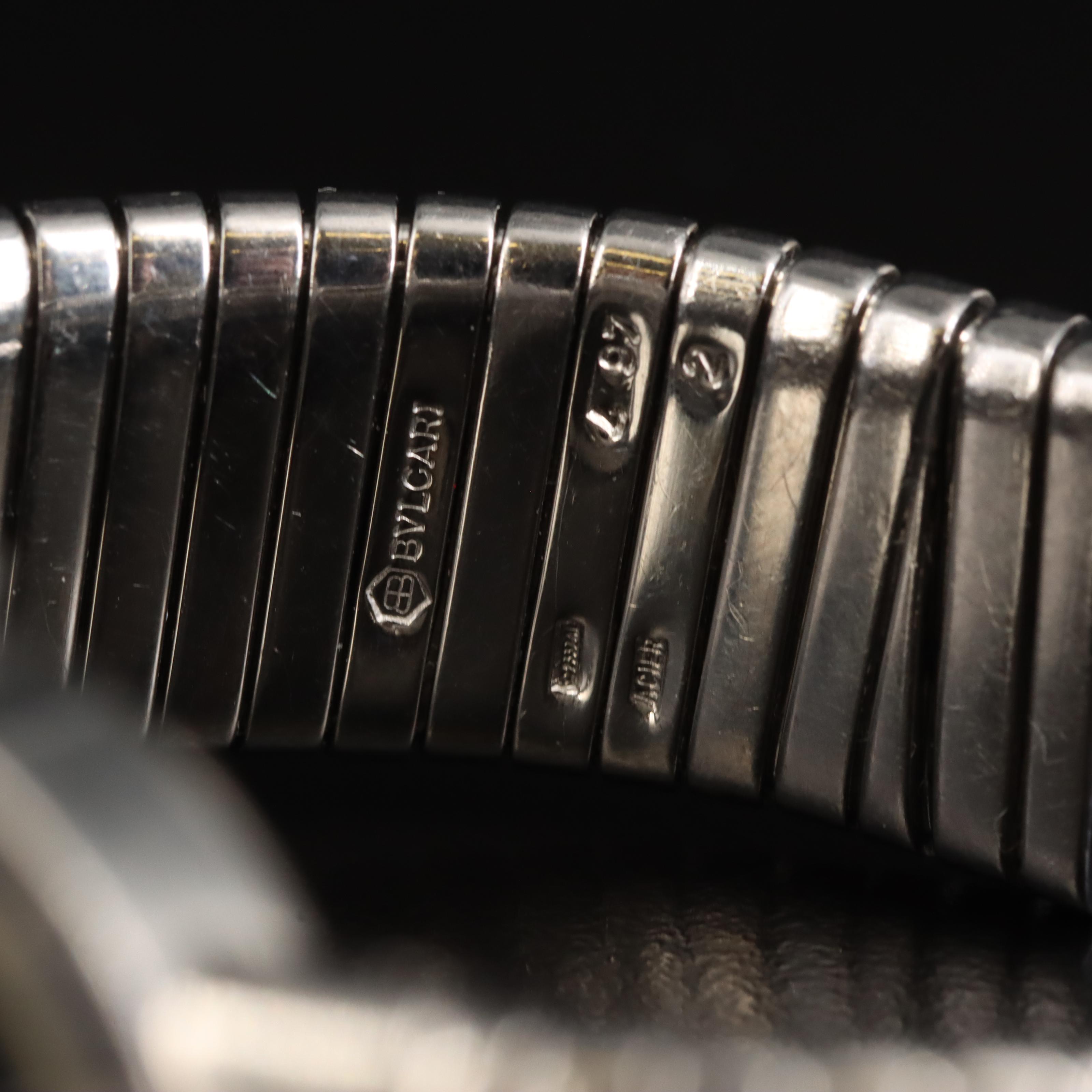 BVLGARI Tubogas Stainless Steel Watch