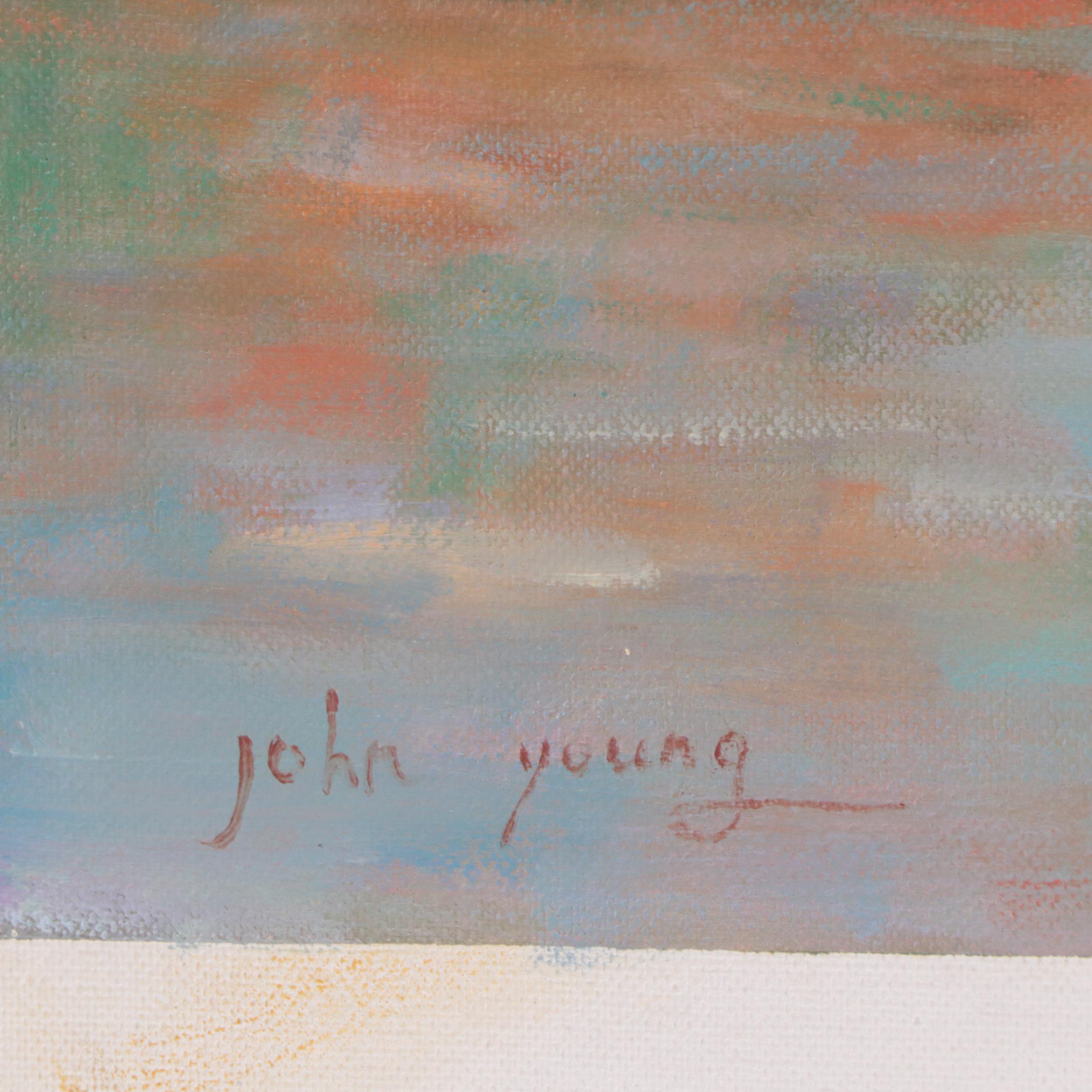 John Young Impressionist Landscape Oil Painting, 21st Century