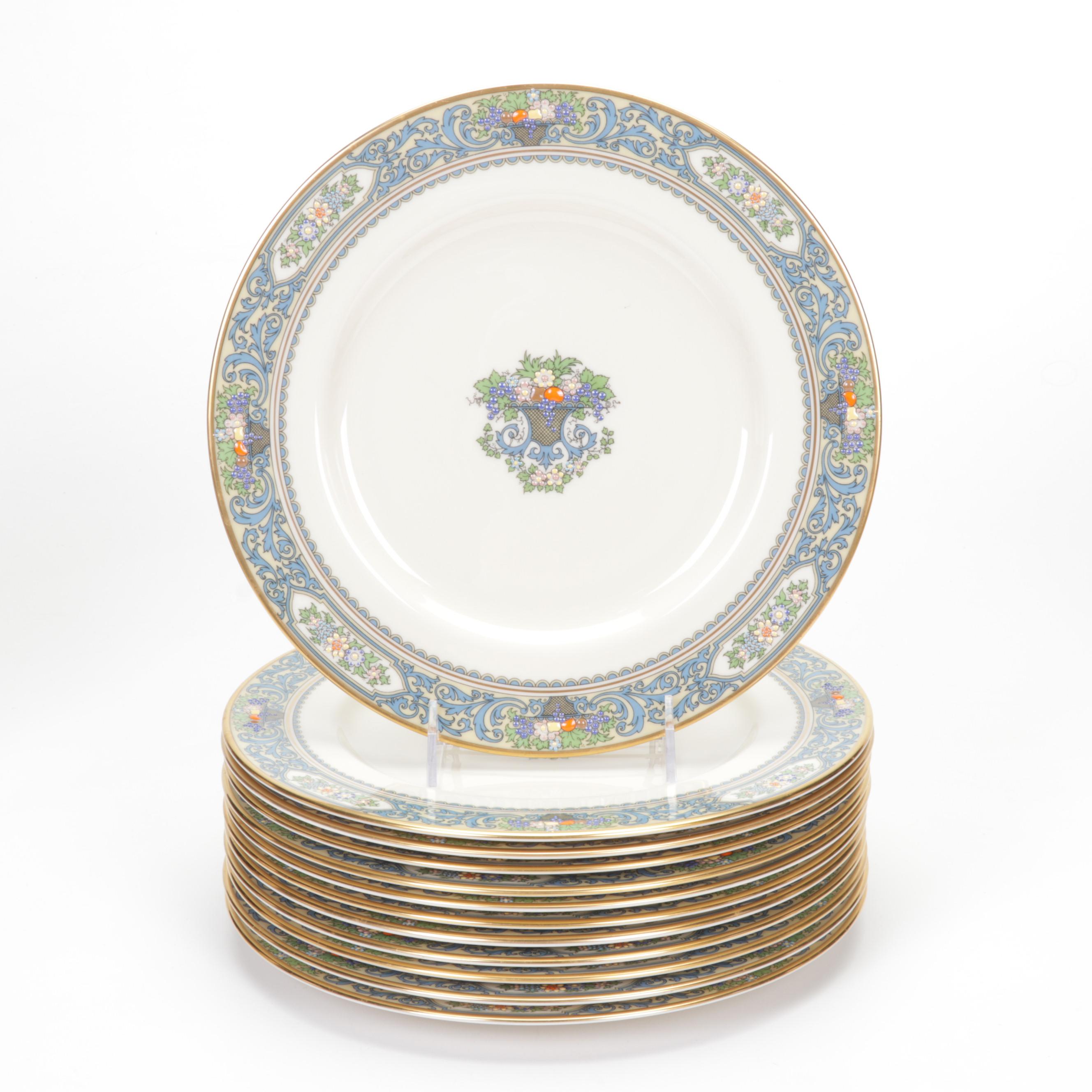 Lenox "Autumn" Porcelain Dinnerware, Late 20th Century