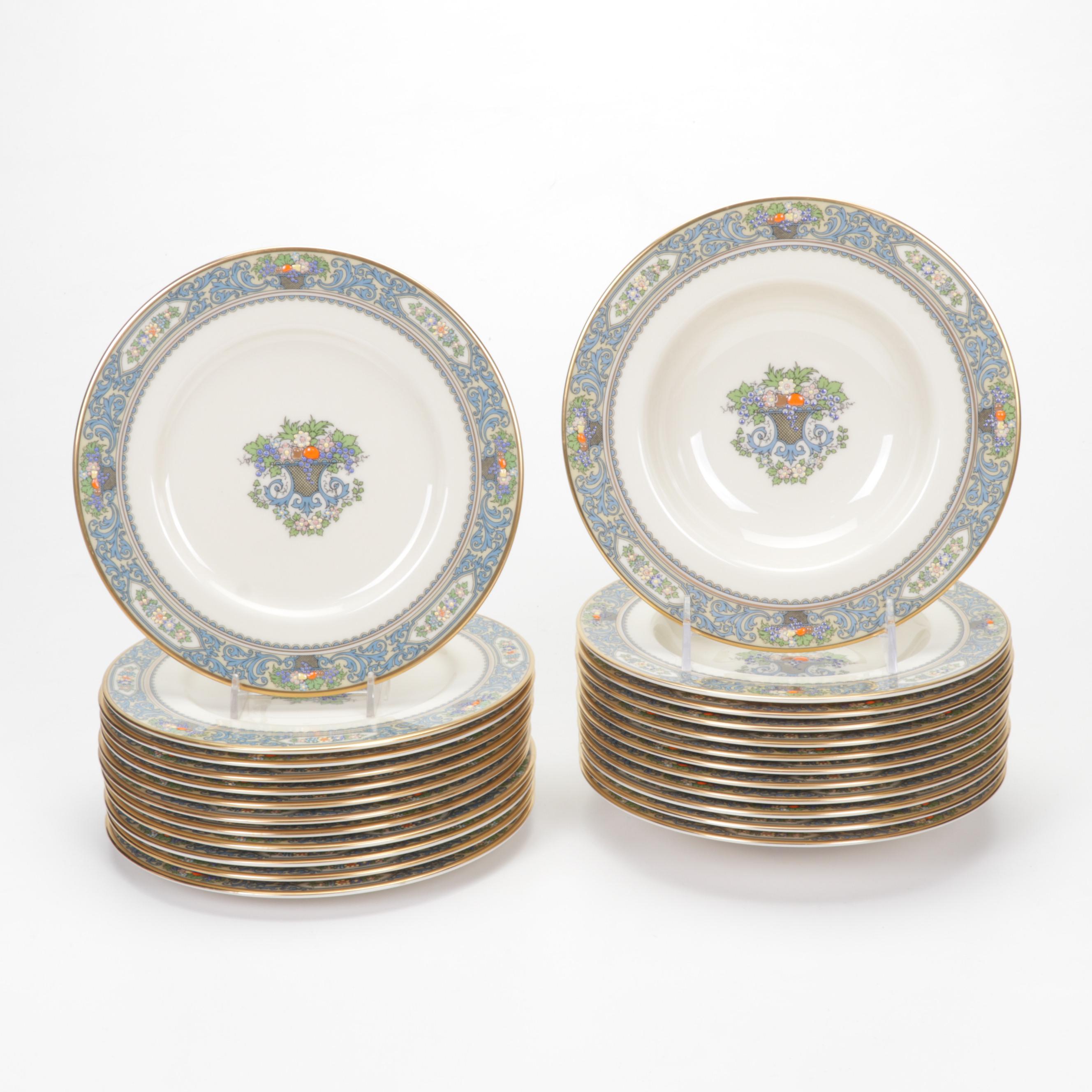 Lenox "Autumn" Porcelain Dinnerware, Late 20th Century