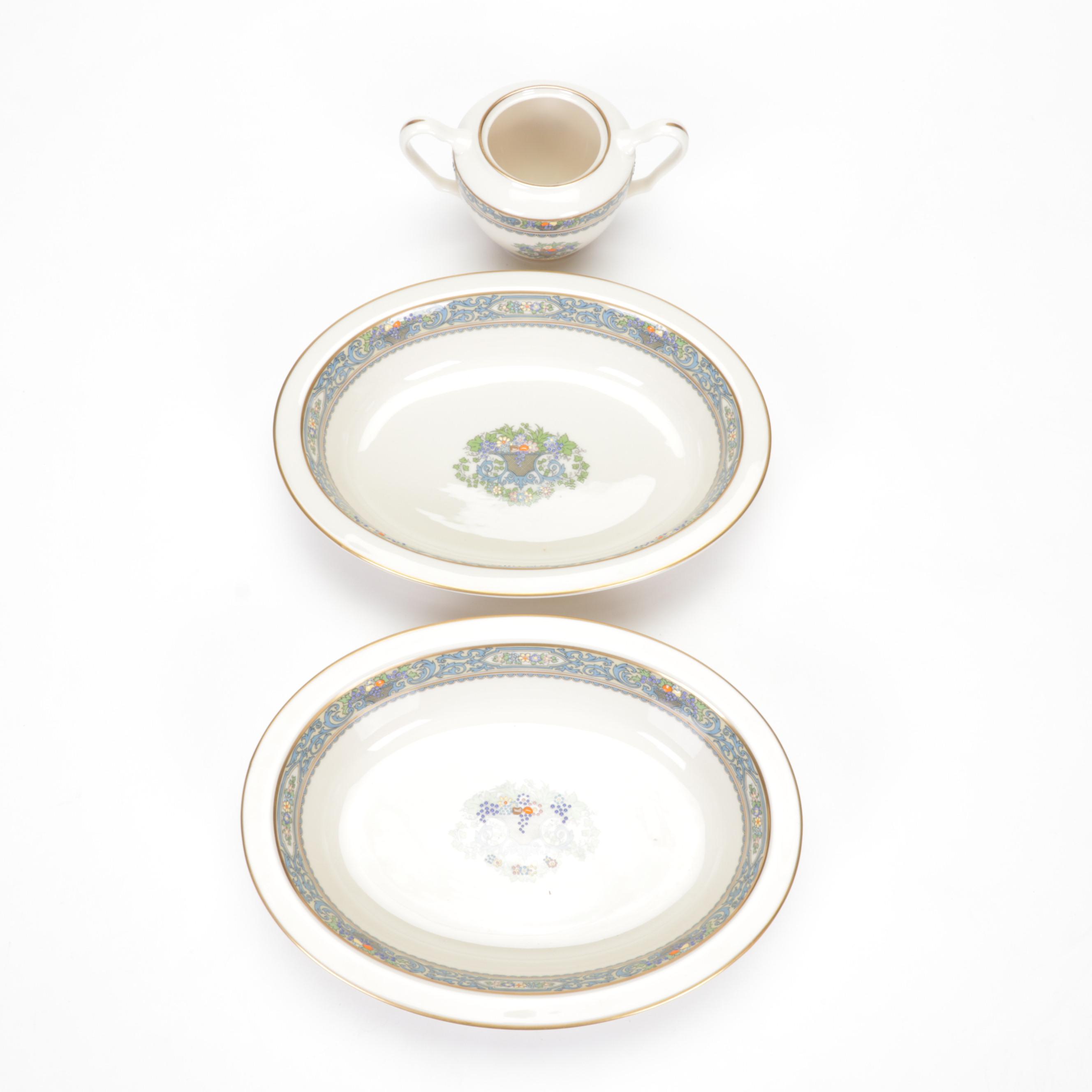 Lenox "Autumn" Porcelain Dinnerware, Late 20th Century