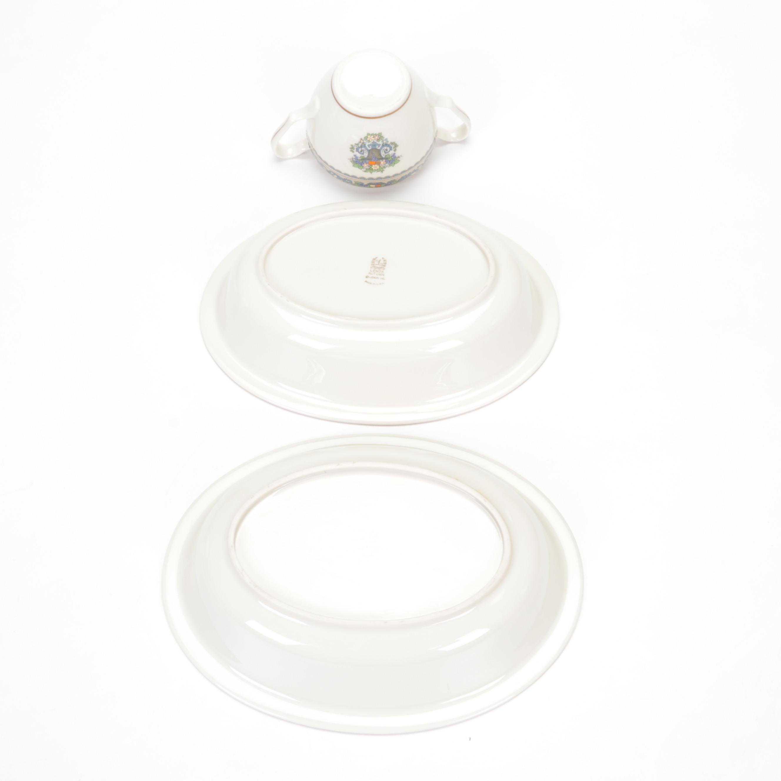 Lenox "Autumn" Porcelain Dinnerware, Late 20th Century