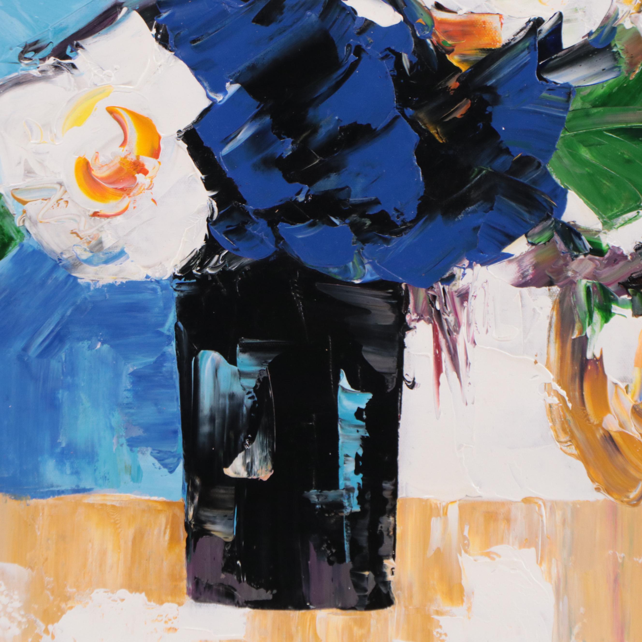 Ping Still Life Oil Painting, 21st Century