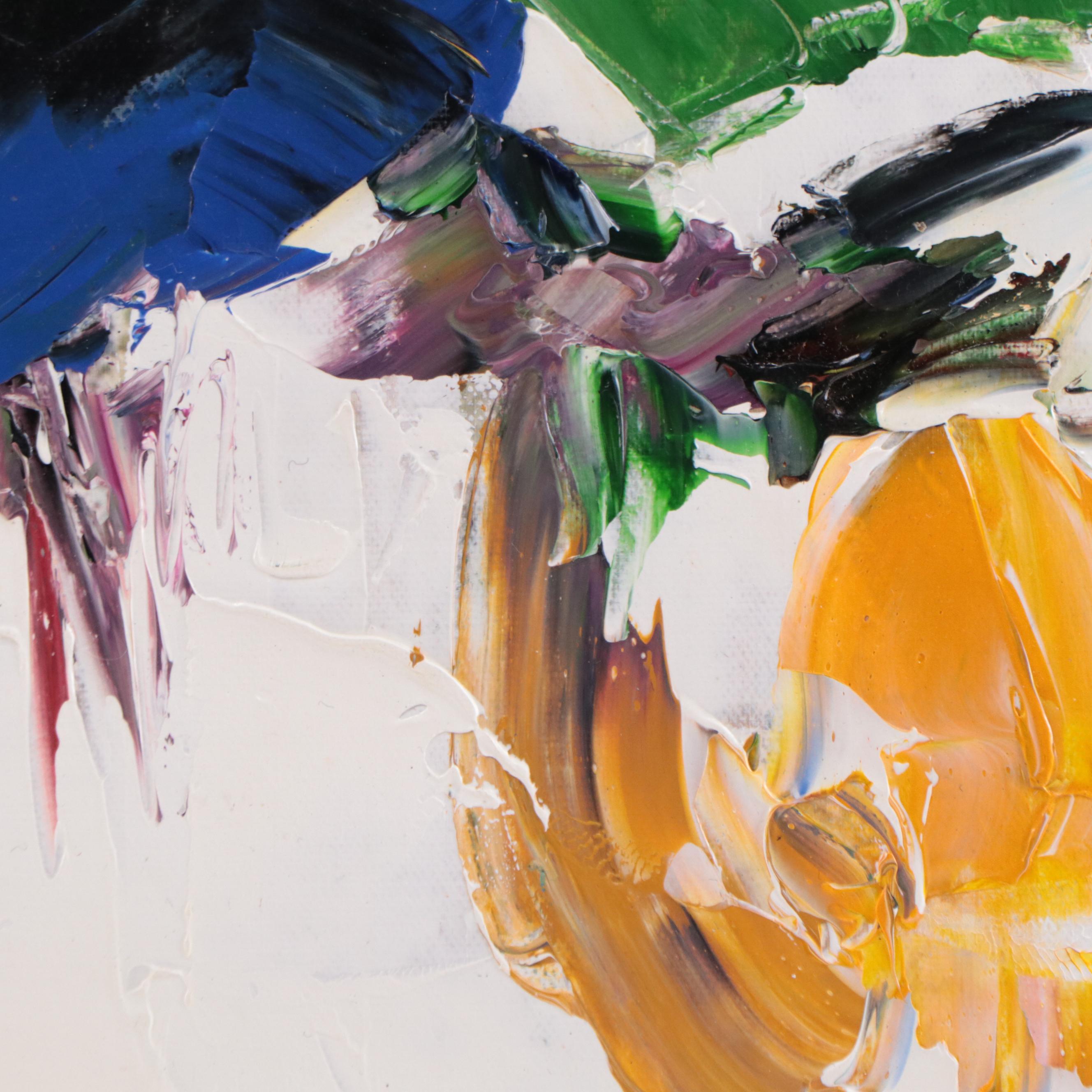 Ping Still Life Oil Painting, 21st Century