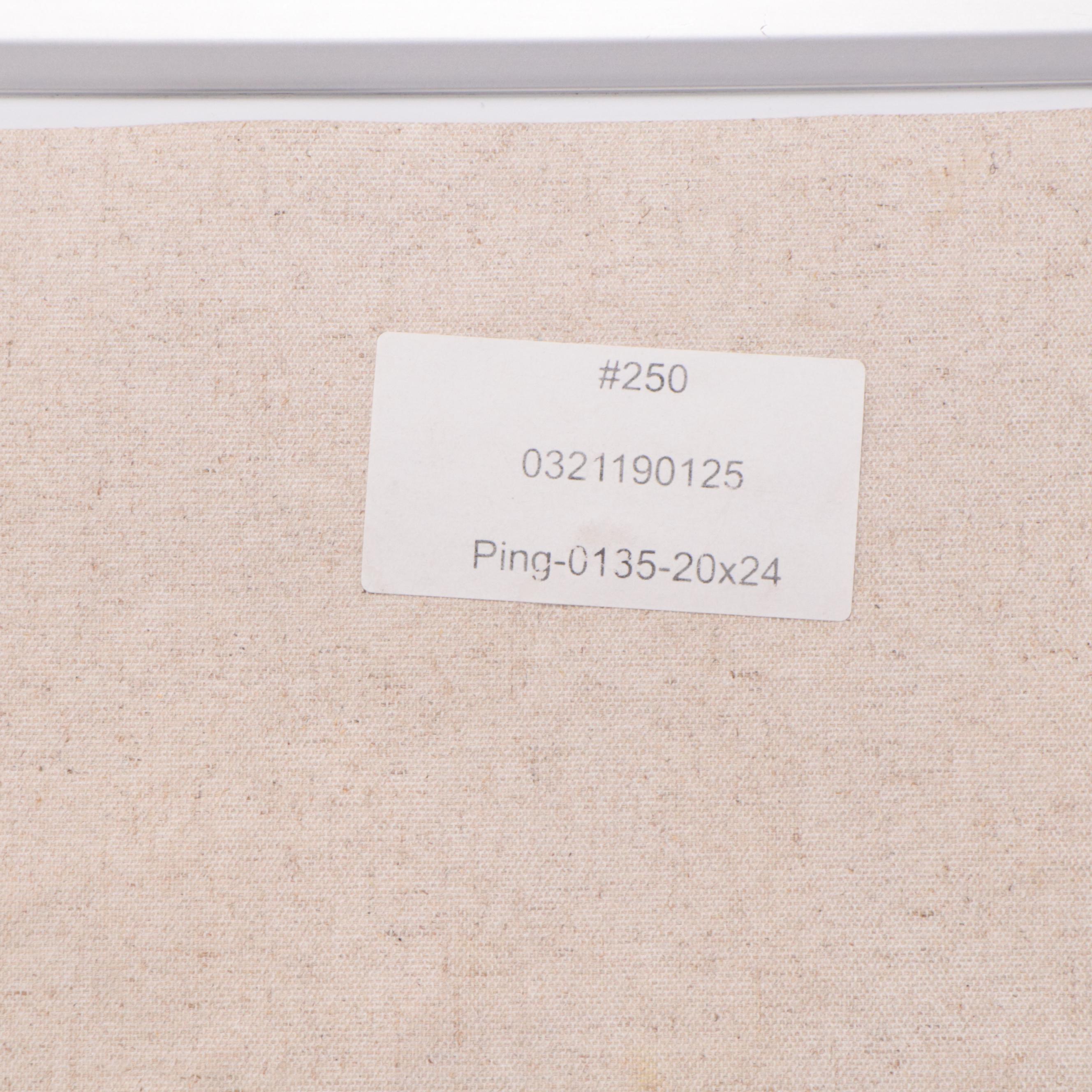 Ping Still Life Oil Painting, 21st Century