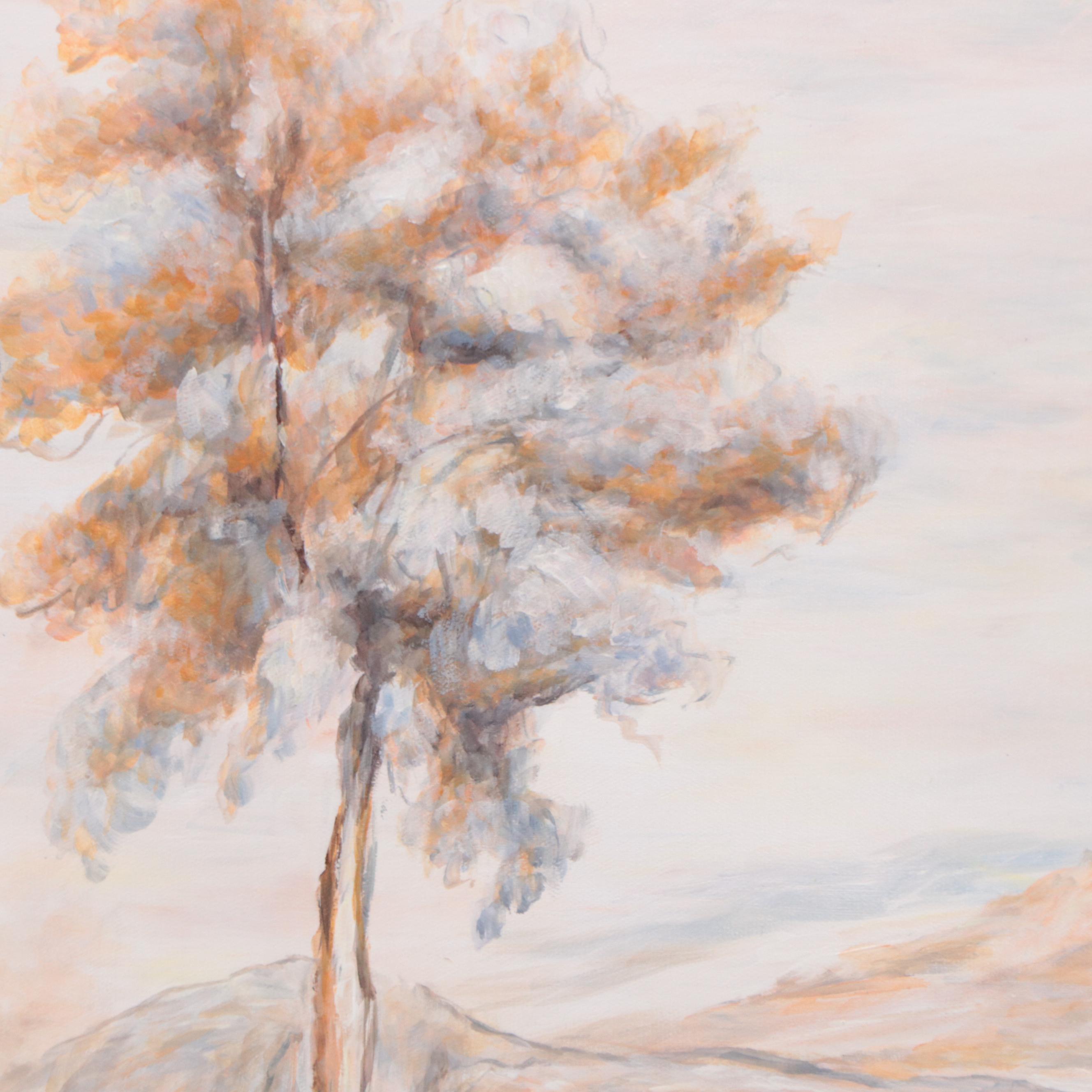 Qinghua Landscape Oil Painting, 21st Century