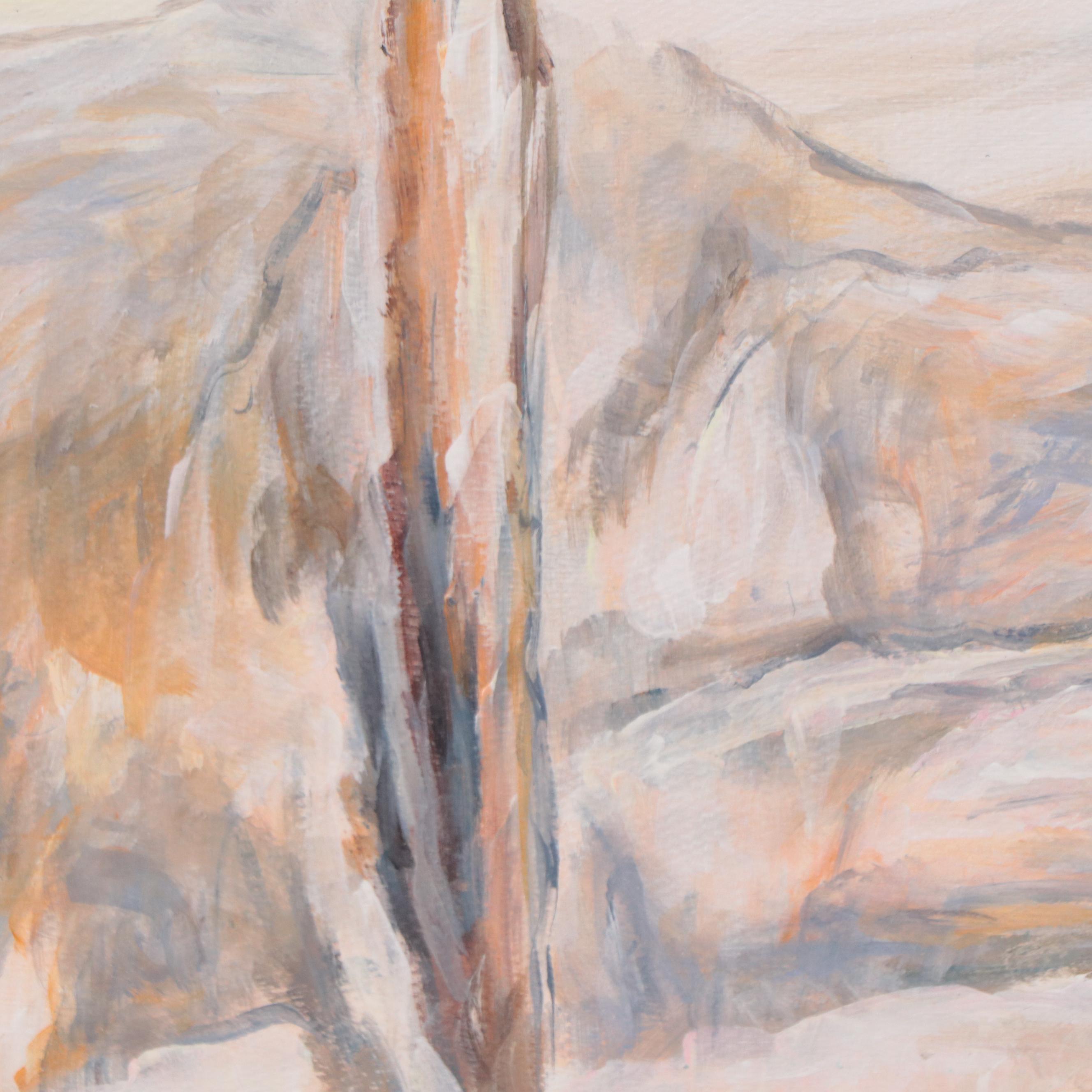 Qinghua Landscape Oil Painting, 21st Century