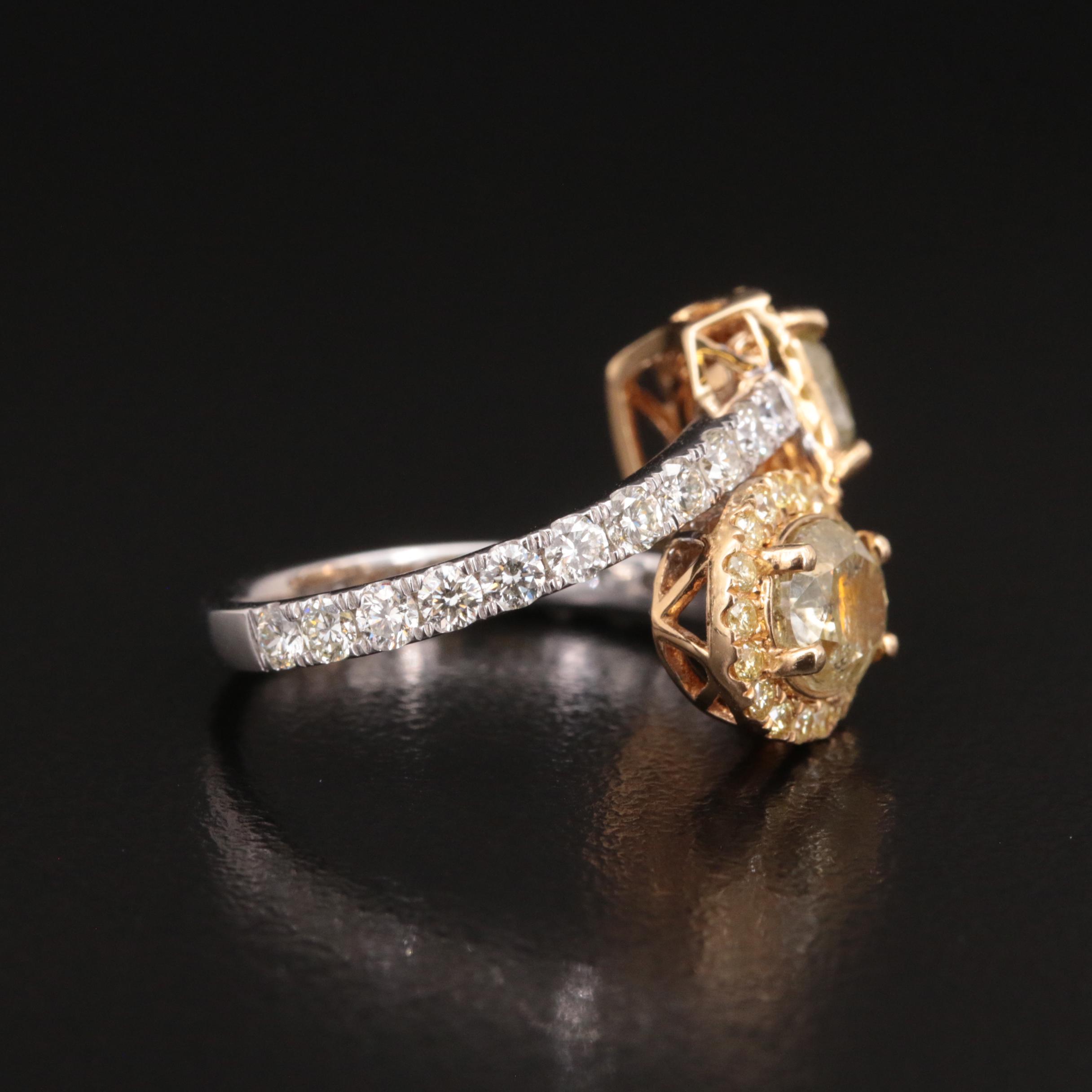 14K Two-Tone 4.49 CTW Diamond Ring